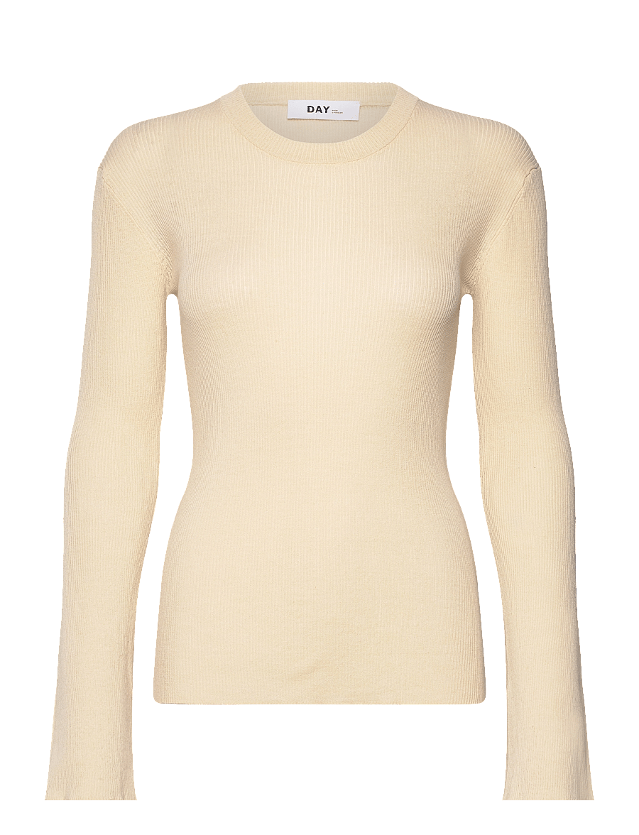 Day Birger et Mikkelsen - Teran - Cotton Base - långärmade toppar - pistachio shell - 1