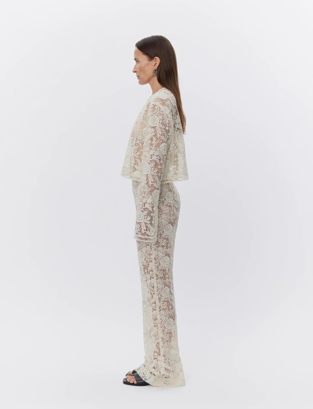 Day Birger et Mikkelsen - Toby - Spring Crochet - slengbukser - pistachio shell - 3