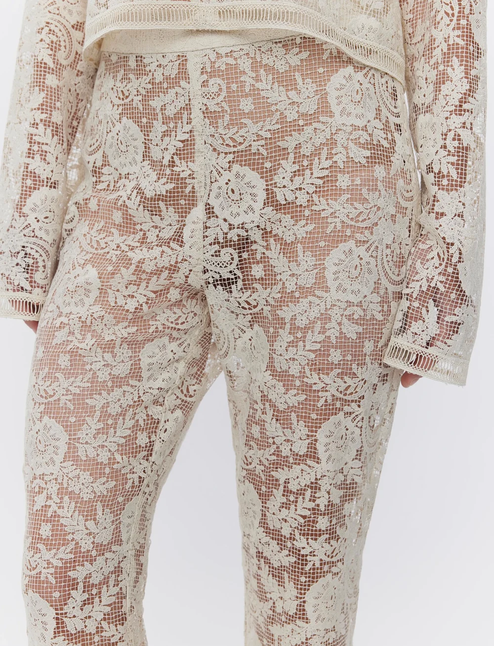 Day Birger et Mikkelsen - Toby - Spring Crochet - slengbukser - pistachio shell - 5