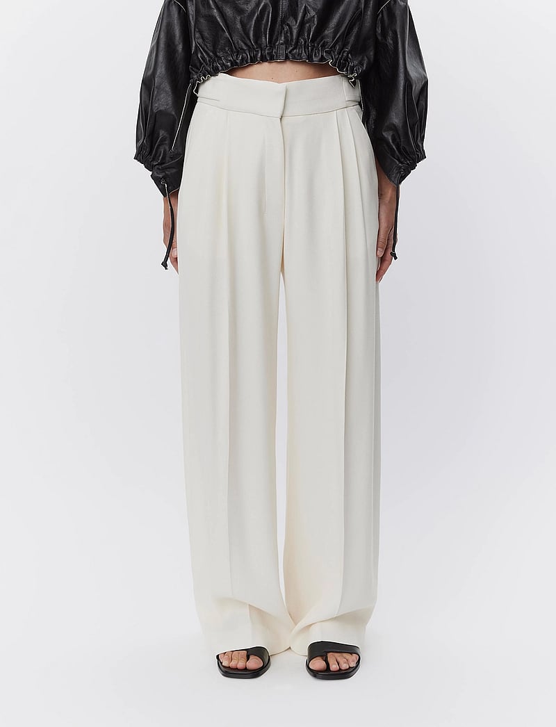 Day Birger et Mikkelsen - Vail - Viscose Twill - hosen mit weitem bein - winter white - 4