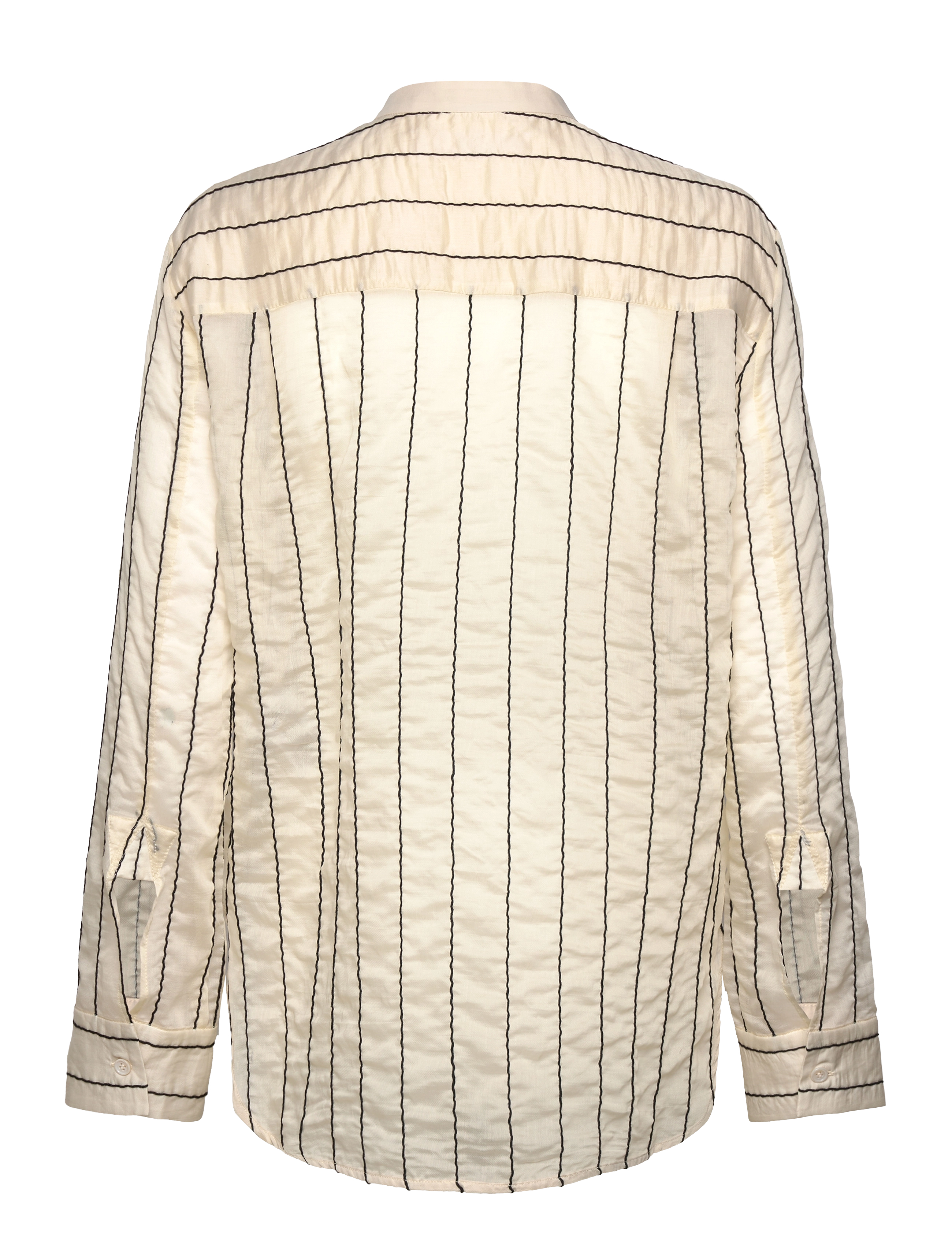 Day Birger et Mikkelsen - Yrsa - Sheer Stripe - long-sleeved shirts - pistachio shell - 2