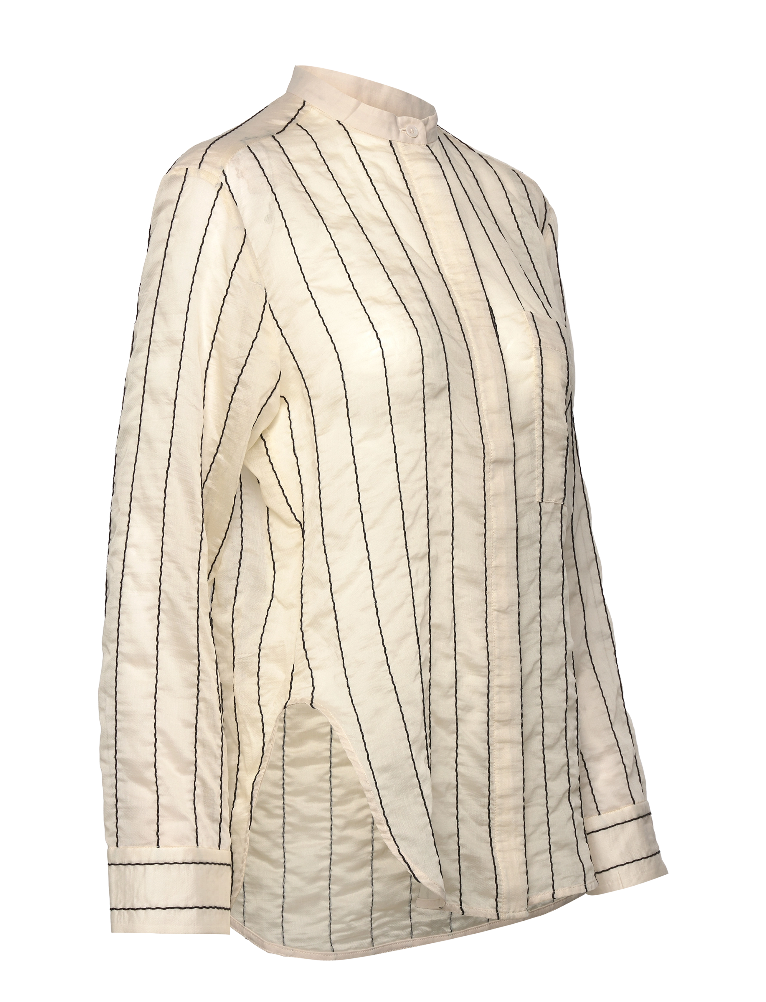 Day Birger et Mikkelsen - Yrsa - Sheer Stripe - long-sleeved shirts - pistachio shell - 3