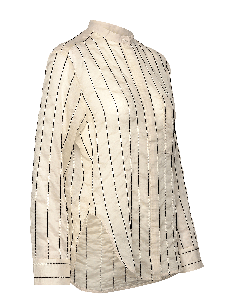 Day Birger et Mikkelsen - Yrsa - Sheer Stripe - langärmlige hemden - pistachio shell - 3