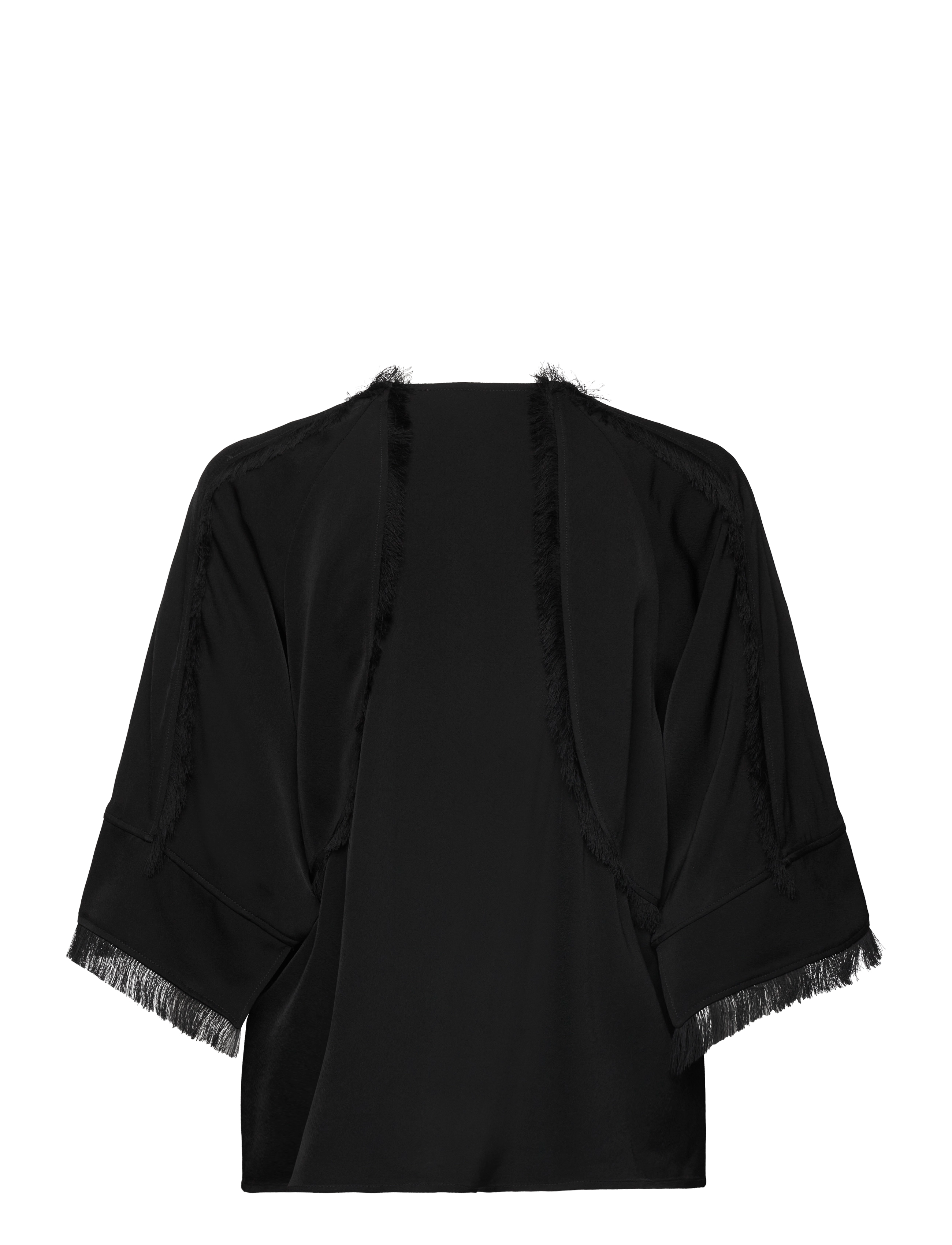 Day Birger et Mikkelsen - Zelie - Matte Crepe - lyhythihaiset puserot - black - 1