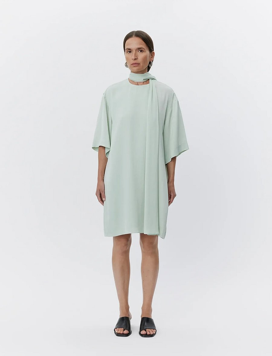 Day Birger et Mikkelsen - Alaia - Matte Crepe - summer dresses - green lily - 0