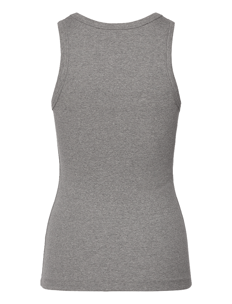 Day Birger et Mikkelsen - Camilo - Classic Rib Melange - tanktops - medium grey melange - 1