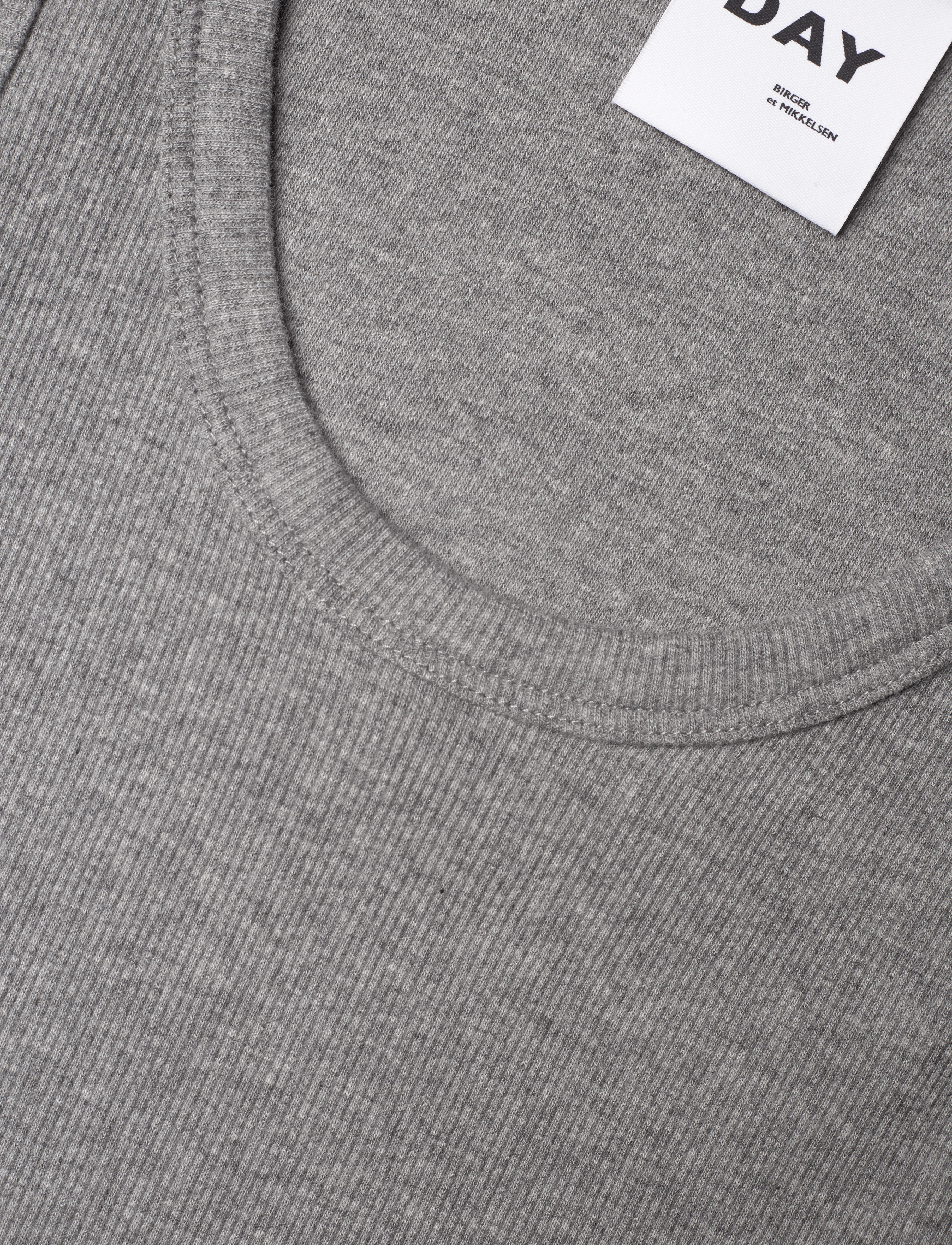 Day Birger et Mikkelsen - Camilo - Classic Rib Melange - Ärmellose tops - medium grey melange - 2