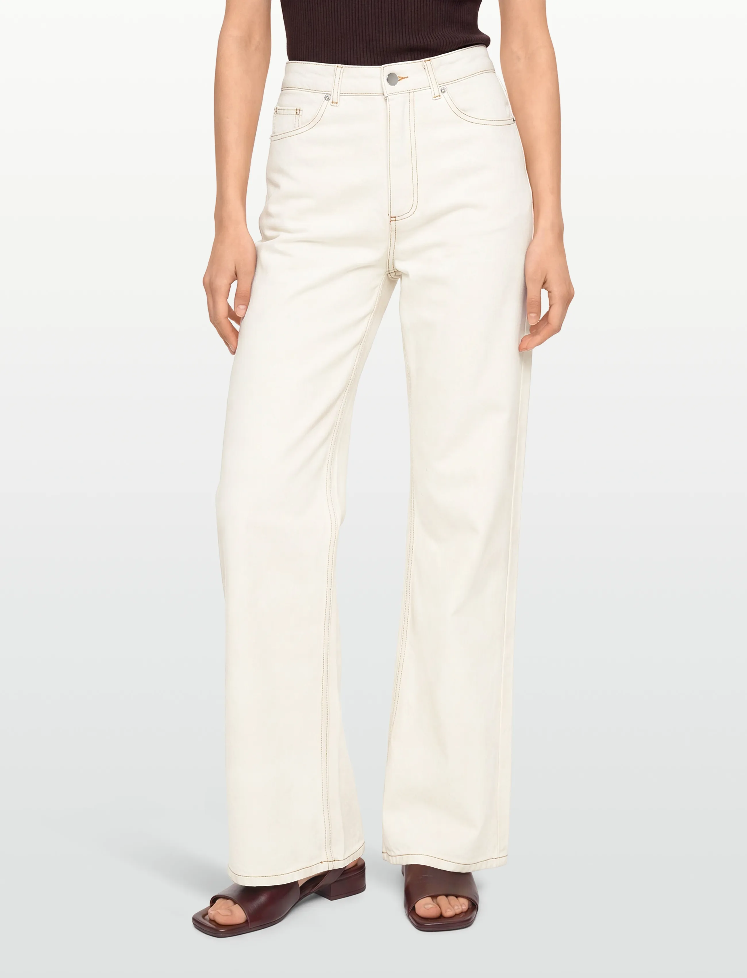 Day Birger et Mikkelsen - Cai - Ice Bleached Denim Stretch - schlaghosen - ice bleached denim - 3
