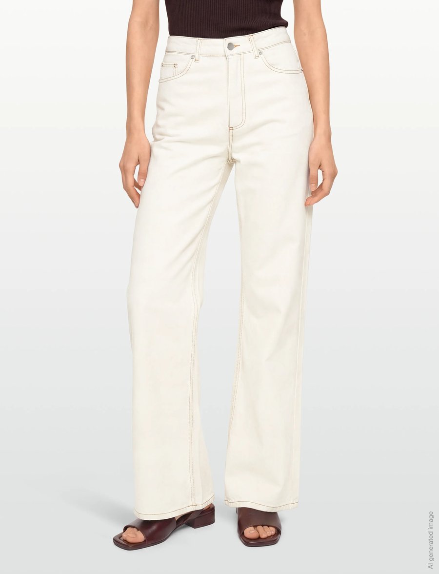 Day Birger et Mikkelsen - Cai - Ice Bleached Denim Stretch - schlaghosen - ice bleached denim - 3