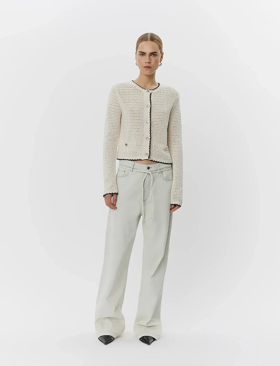 Day Birger et Mikkelsen - Elijah - Ice Bleached Denim - hosen mit weitem bein - ice bleached denim - 0