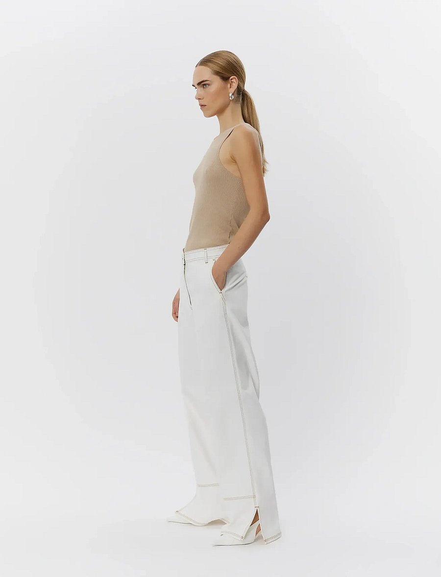 Day Birger et Mikkelsen - Arana - Cotton Base - sleeveless tops - humus melange - 4