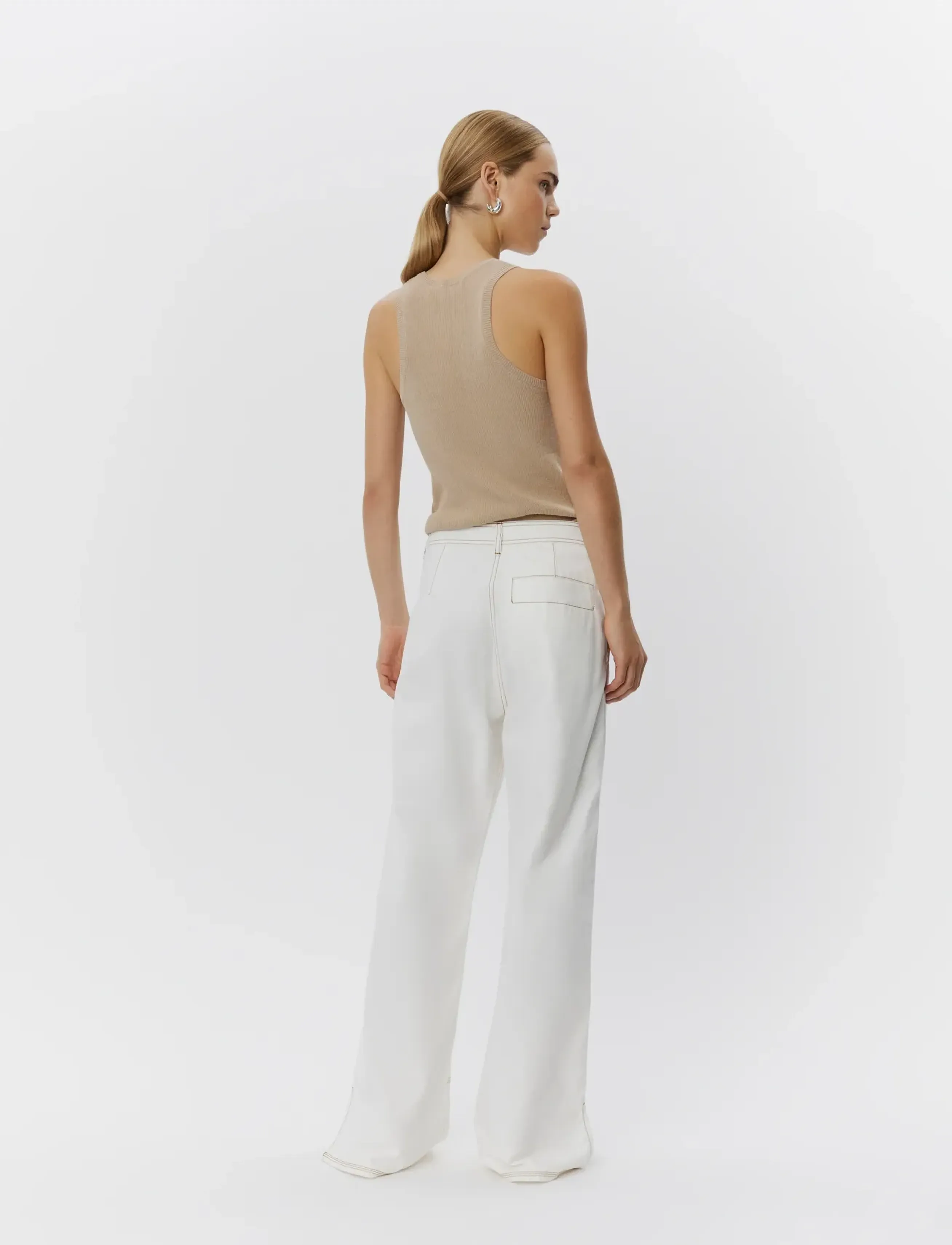 Day Birger et Mikkelsen - Arana - Cotton Base - Ærmeløse toppe - humus melange - 5