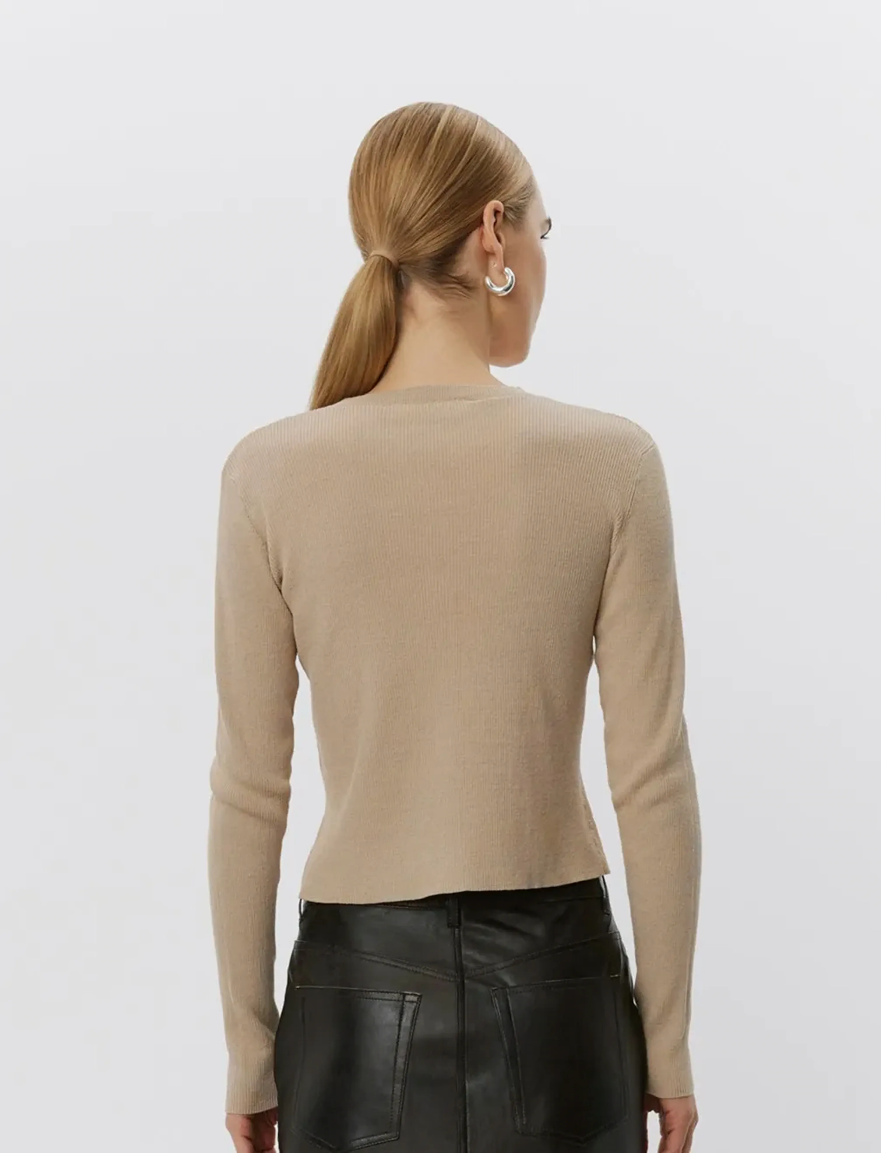Day Birger et Mikkelsen - Briggs - Cotton Base - cardigans - humus - 3