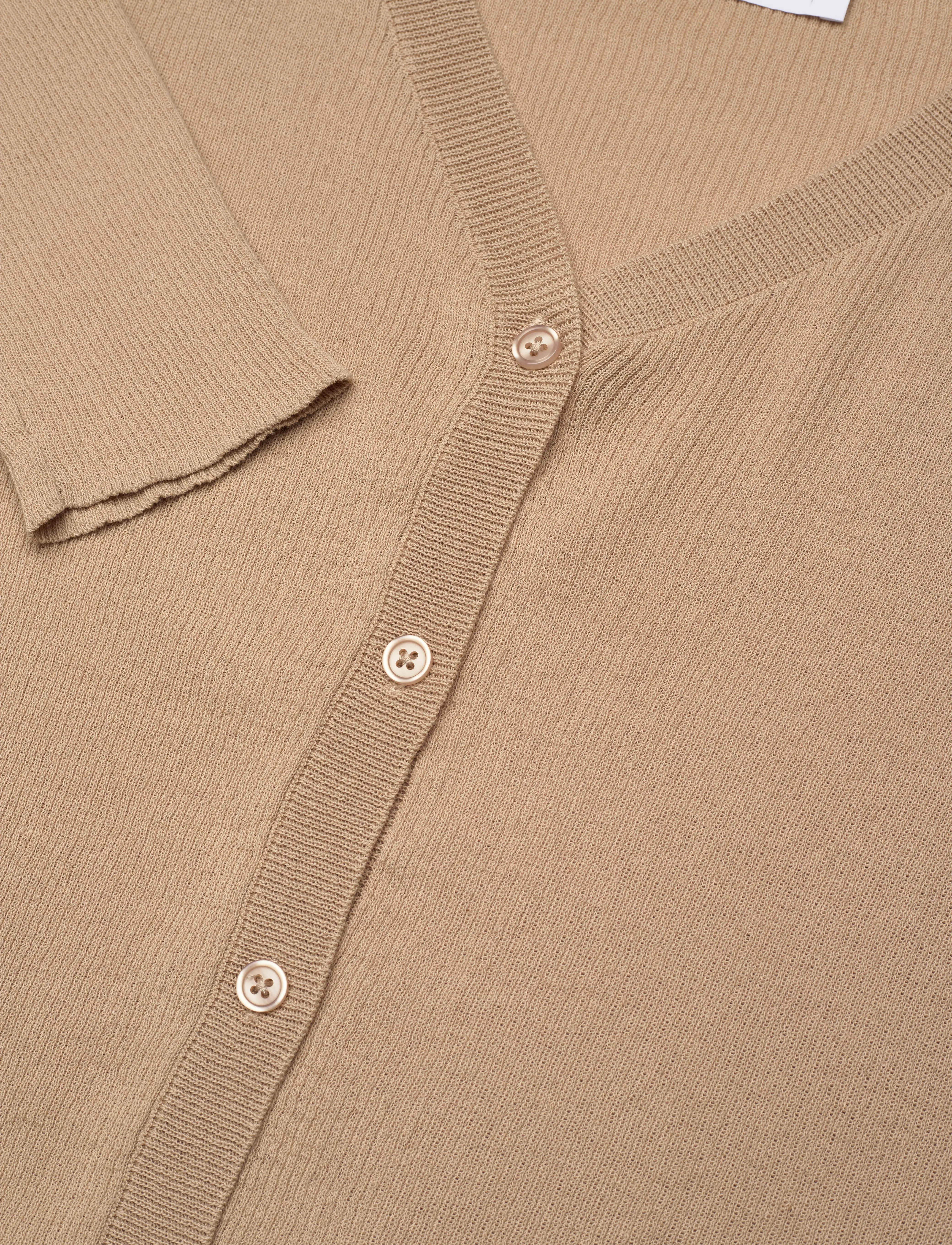 Day Birger et Mikkelsen - Briggs - Cotton Base - cardigans - humus - 5