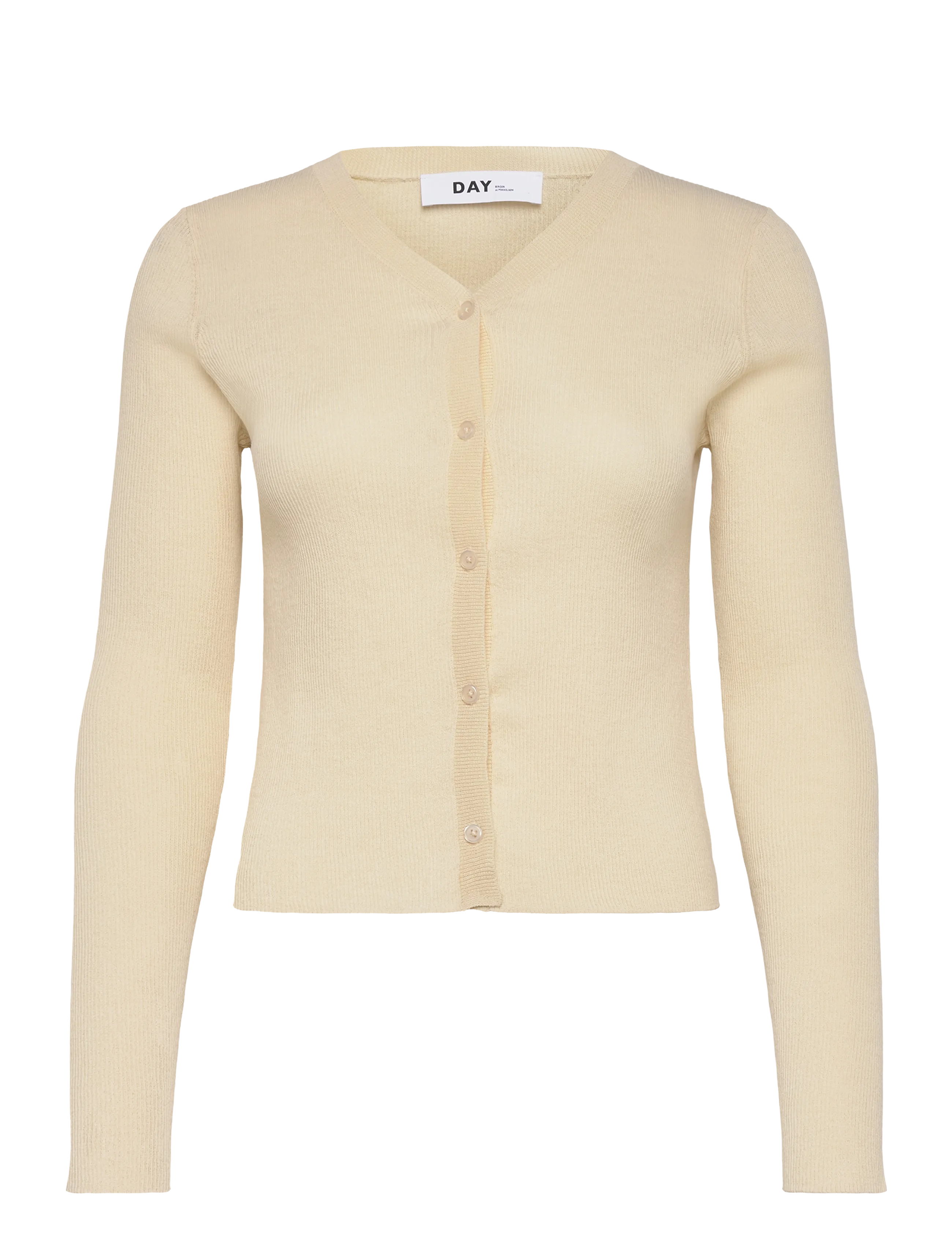 Day Birger et Mikkelsen Briggs - Cotton Base - Strik - PISTACHIO SHELL. / cream