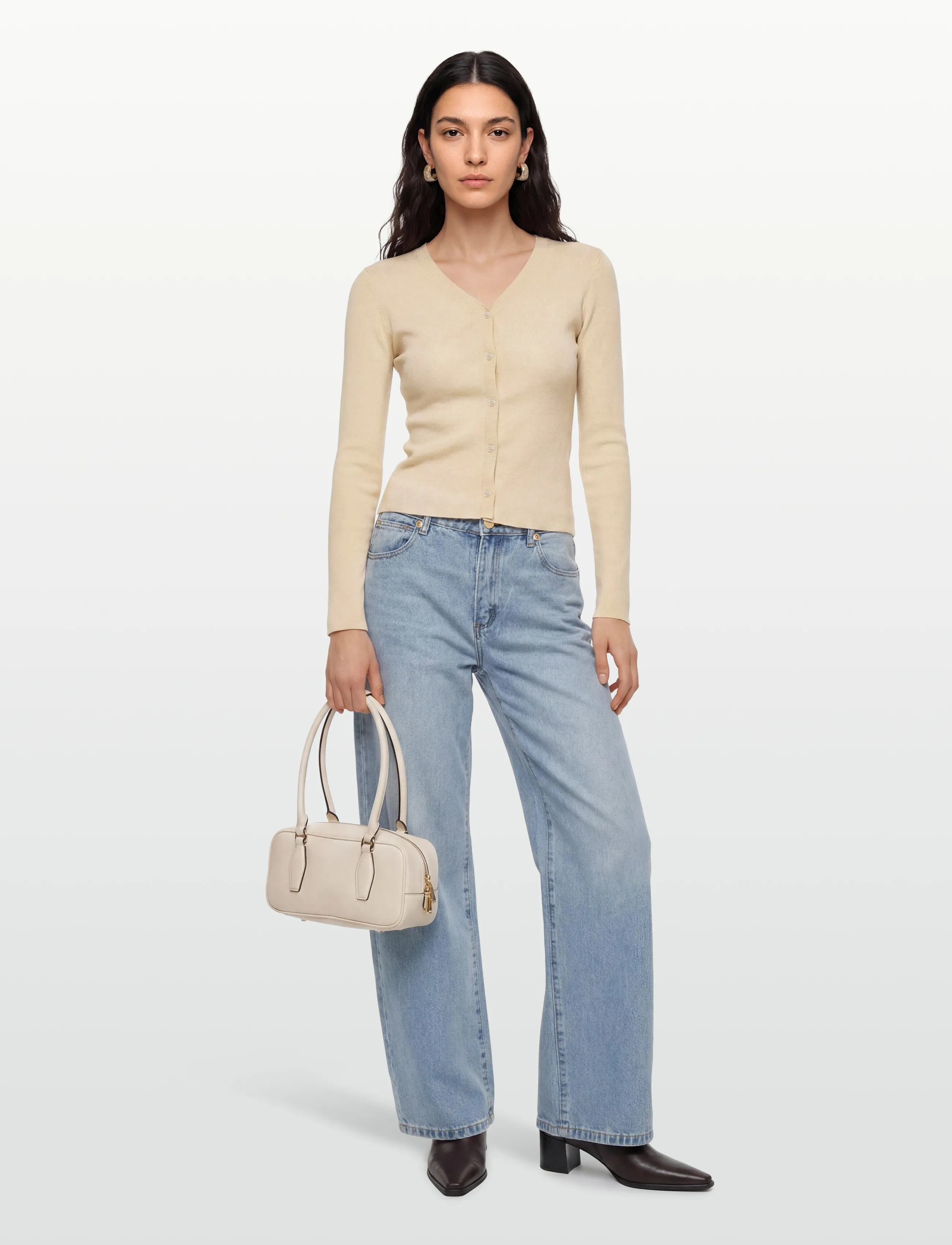 Day Birger et Mikkelsen - Briggs - Cotton Base - cardigans - pistachio shell. - 0