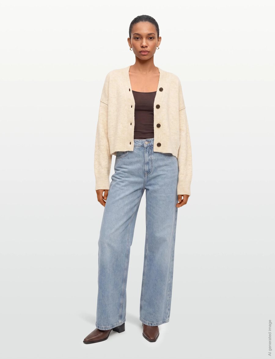 Day Birger et Mikkelsen - Rana - Cozy Days - cardigans - humus melange - 0