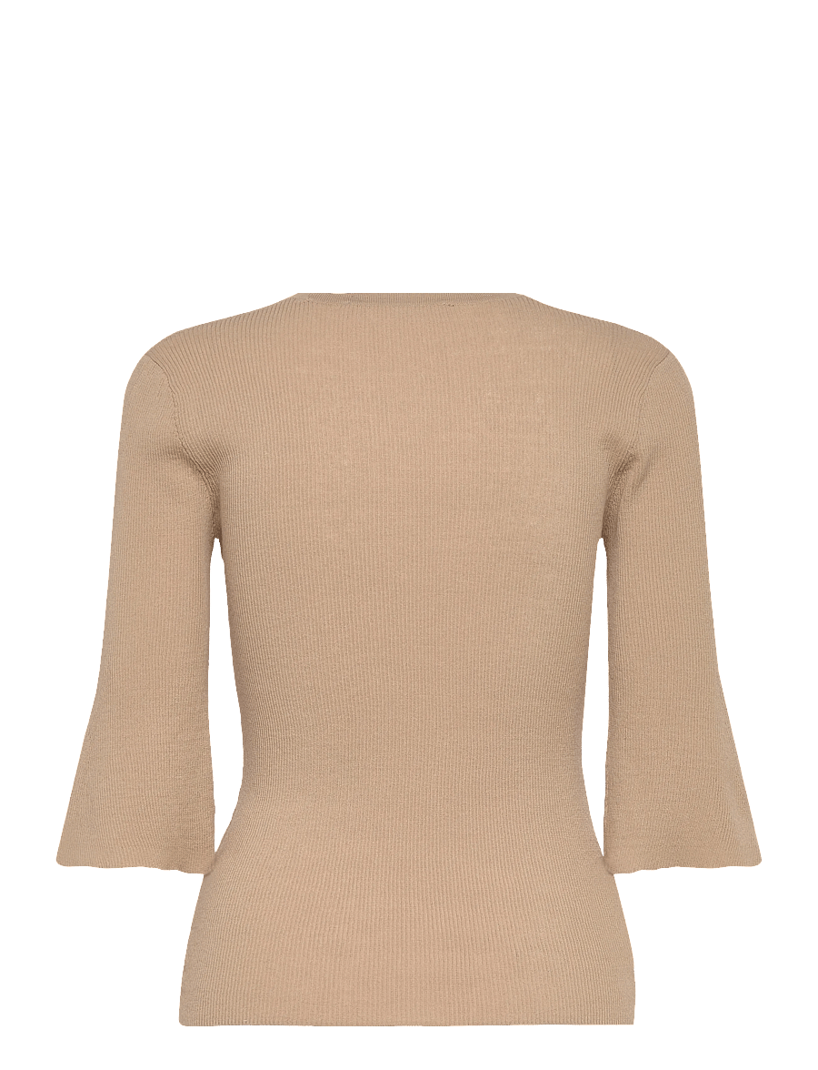 Day Birger et Mikkelsen - Lando - Cotton Base - stickade tröjor - humus - 2