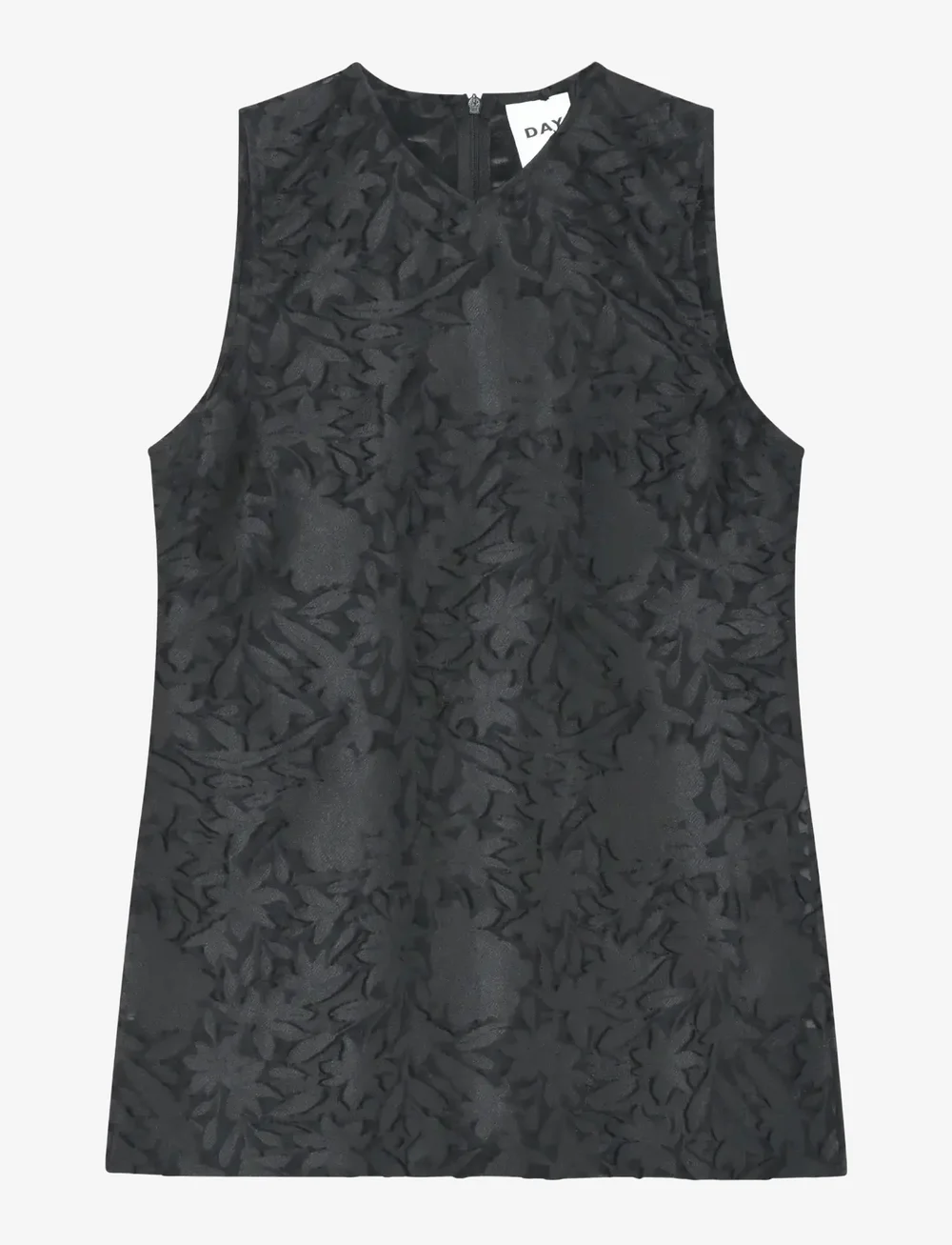 Day Birger et Mikkelsen - Ash - Refined structure - Ärmlösa blusar - black - 0