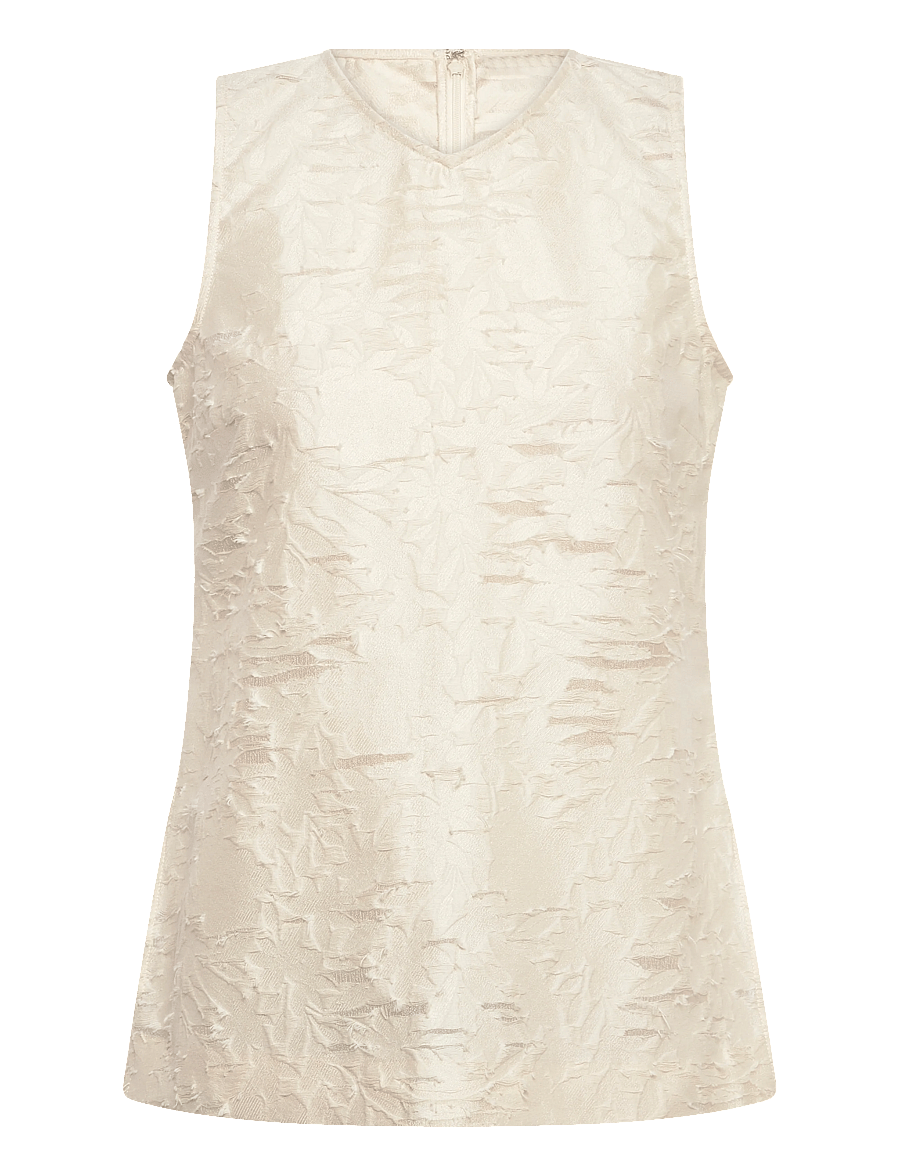 Day Birger et Mikkelsen - Ash - Refined structure - Ærmeløse bluser - pistachio shell - 0