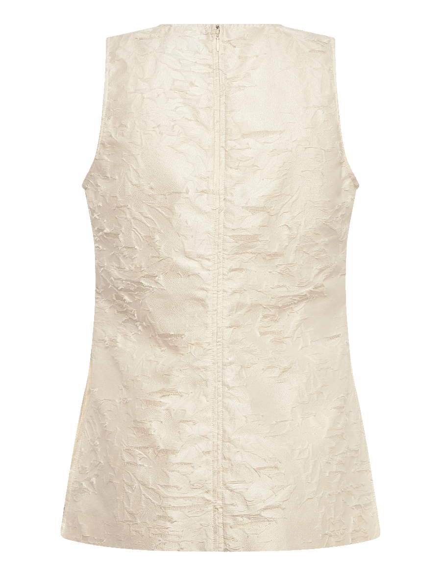 Day Birger et Mikkelsen - Ash - Refined structure - Ærmeløse bluser - pistachio shell - 1