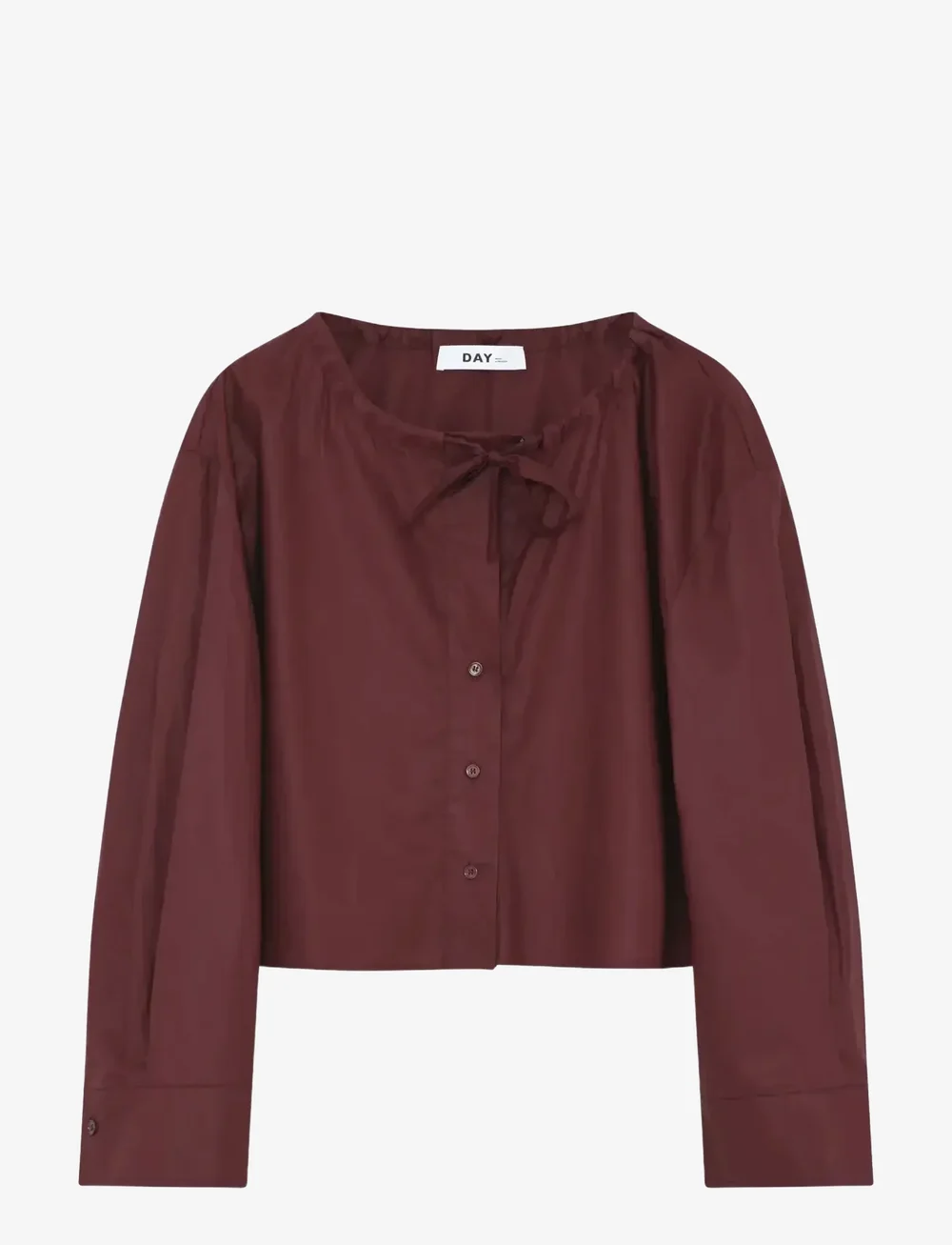 Day Birger et Mikkelsen - Birch - Cotton Chintz - jeansblouses - bitter chocolate.. - 1