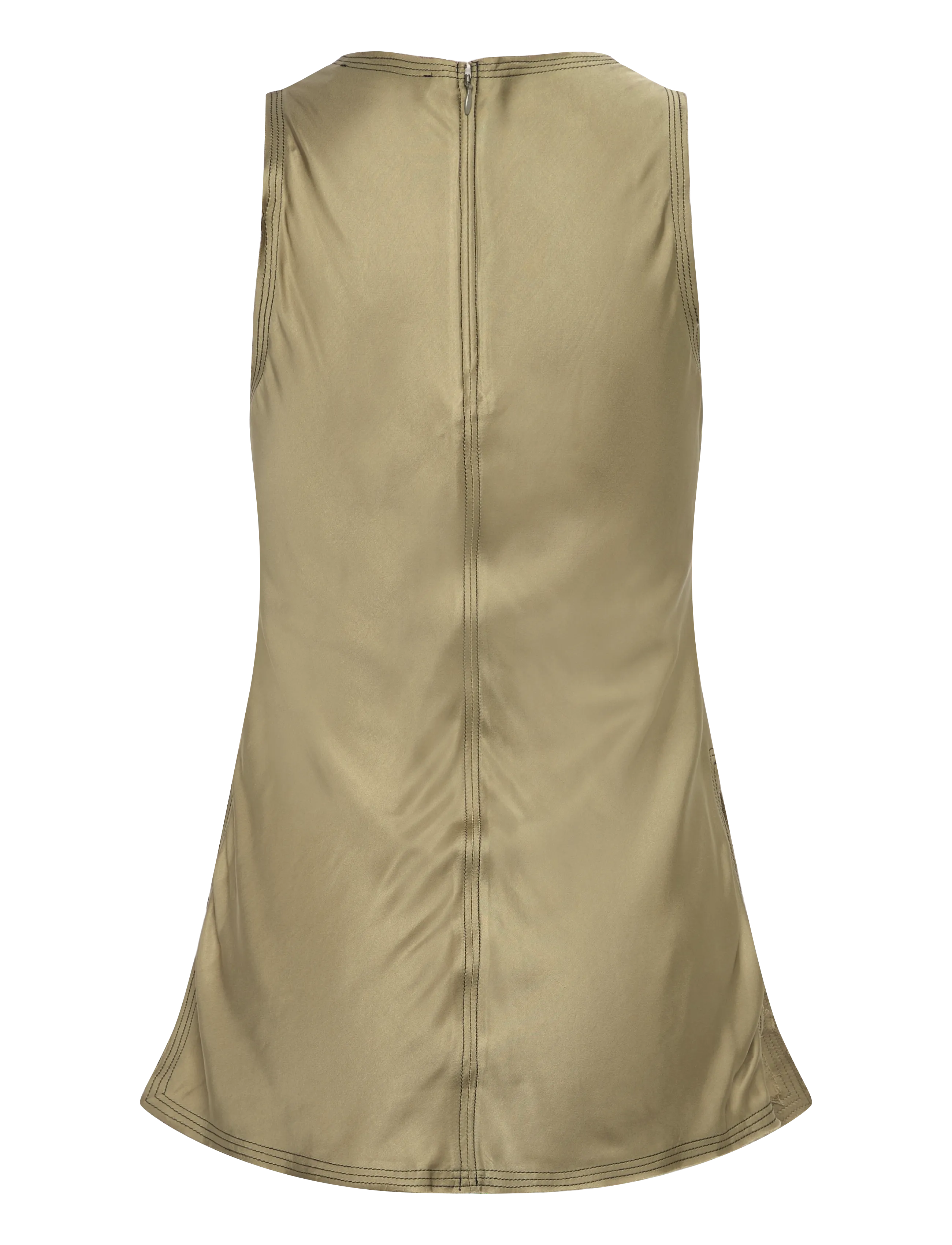 Day Birger et Mikkelsen - Callie - Fluid Viscose - sleeveless tops - sage khaki - 2