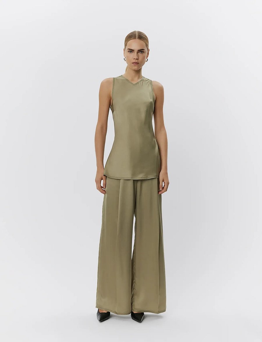 Day Birger et Mikkelsen - Callie - Fluid Viscose - Ärmellose tops - sage khaki - 5