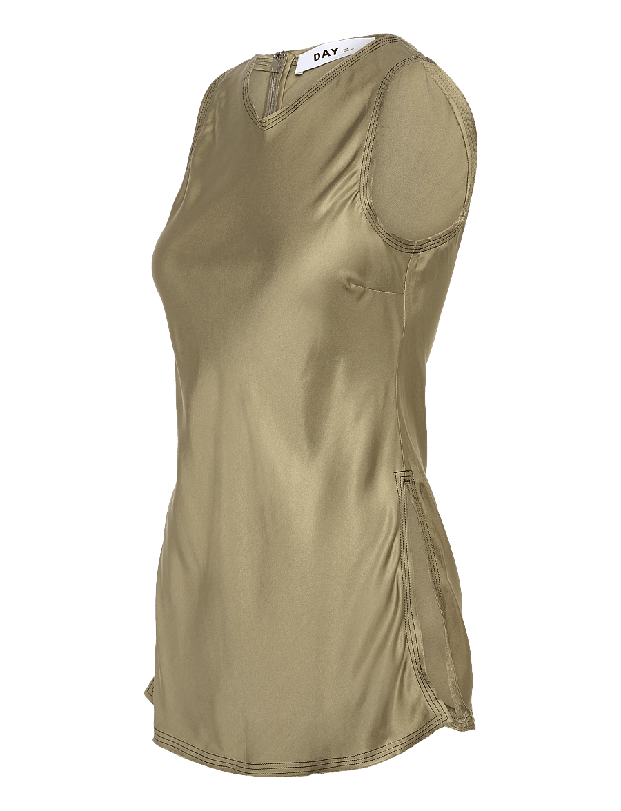Day Birger et Mikkelsen - Callie - Fluid Viscose - Ärmellose tops - sage khaki - 3