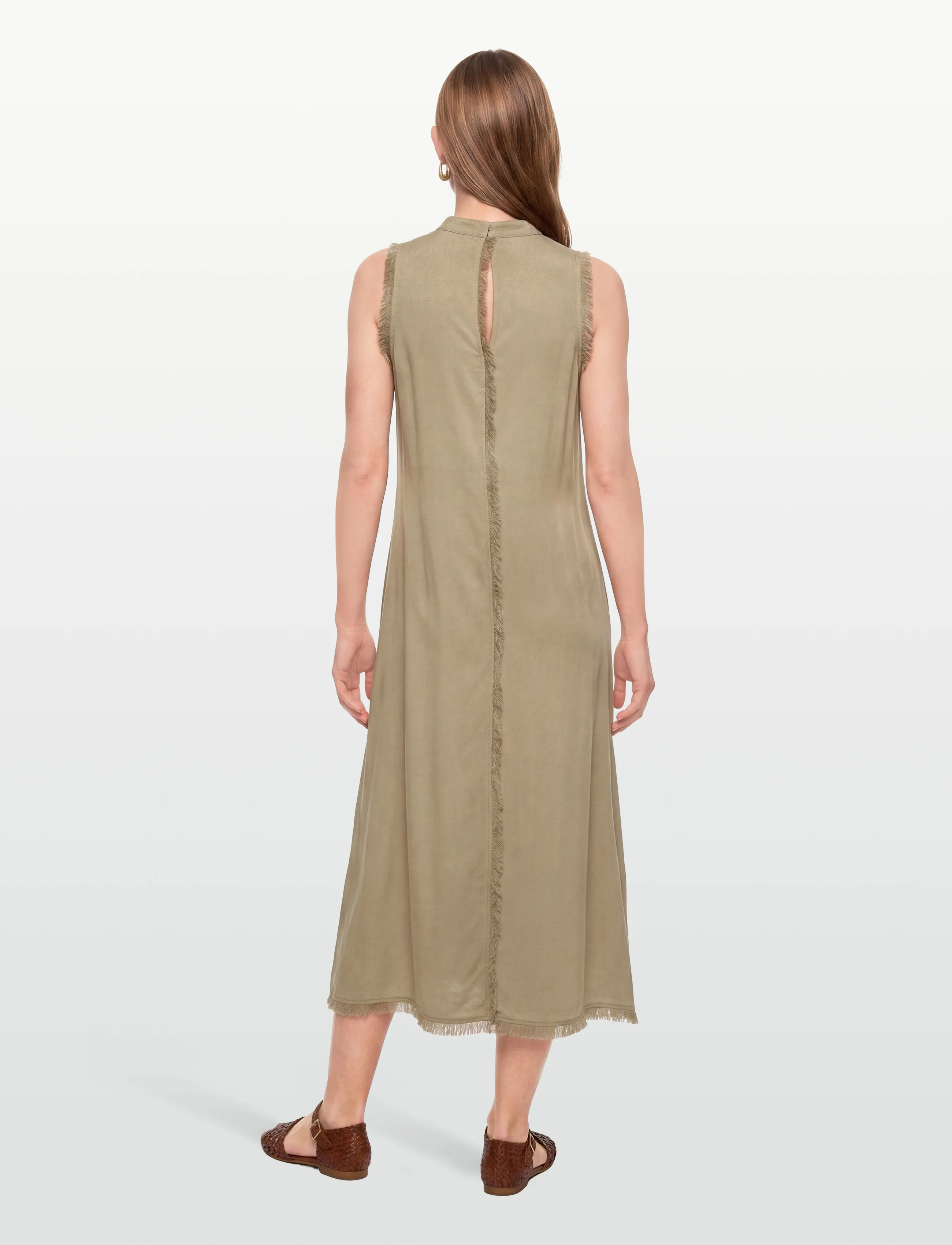 Day Birger et Mikkelsen - Dasha - Matte Crepe - midiklänningar - sage khaki - 4