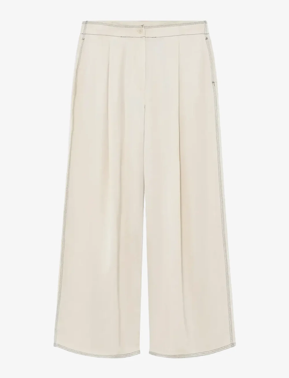 Day Birger et Mikkelsen - Fisher - Fluid Viscose - bukser med brede ben - pistachio shell - 0