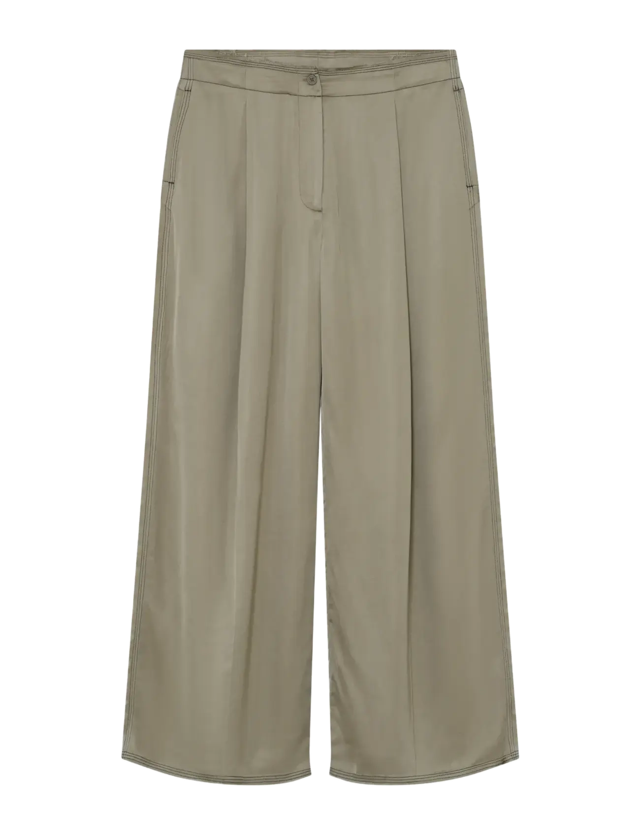 Day Birger et Mikkelsen Fisher - Fluid Viscose - Kleidung - SAGE KHAKI / khaki/green