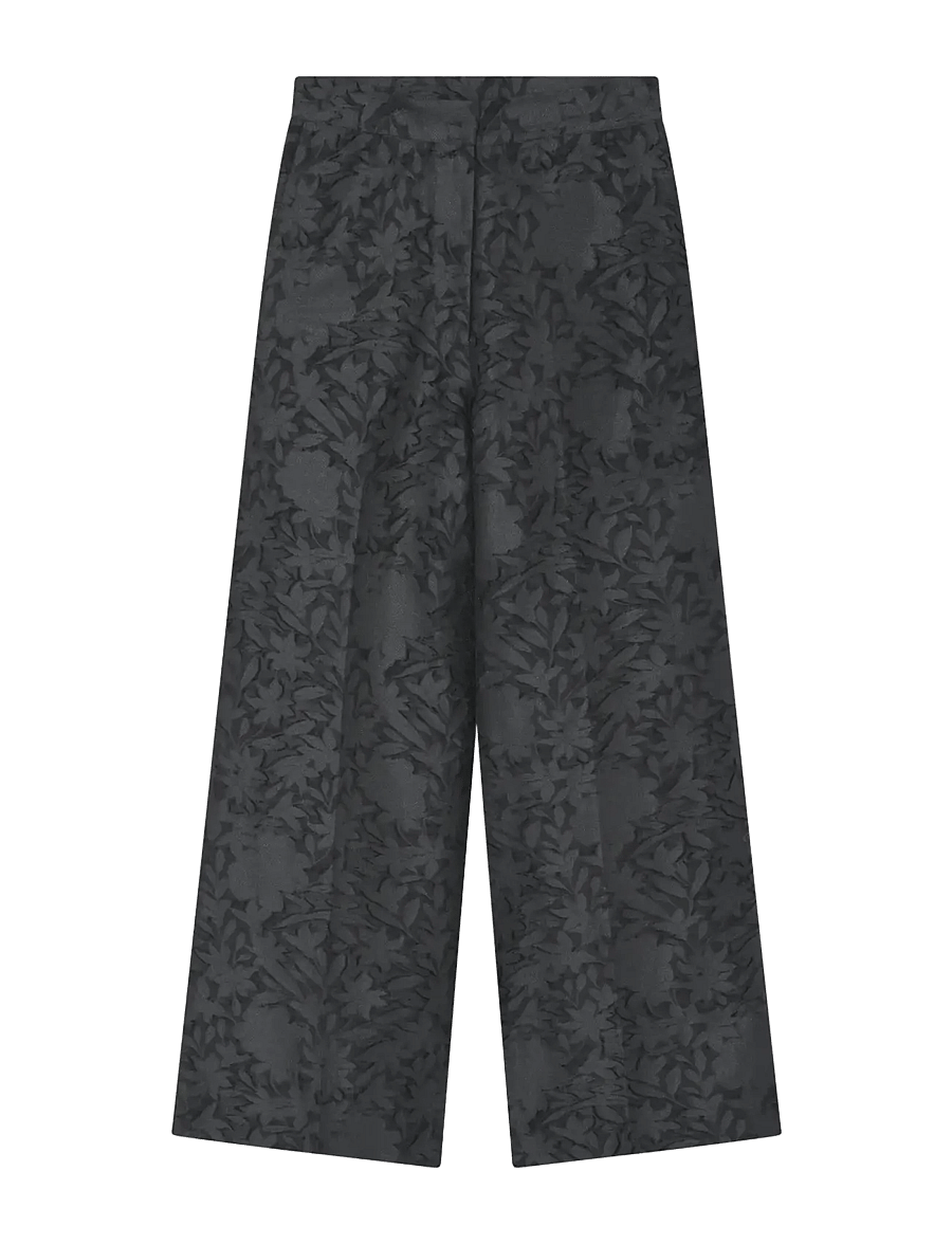 Day Birger et Mikkelsen - Hunt - Refined structure - hose mit geradem bein - black - 1