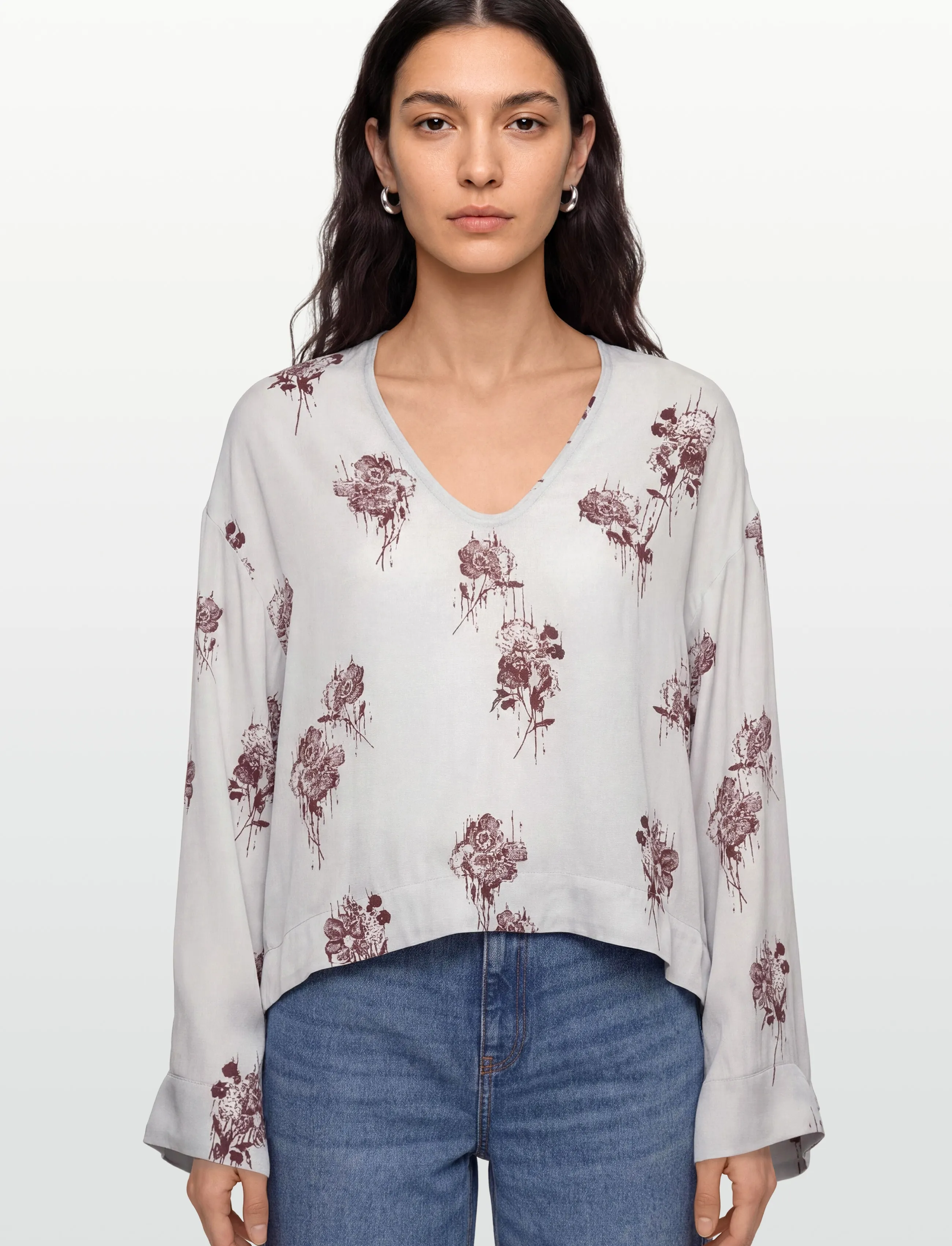 Day Birger et Mikkelsen - Newman - Pearl Falling Flowers - långärmade blusar - pearl falling flower - 3