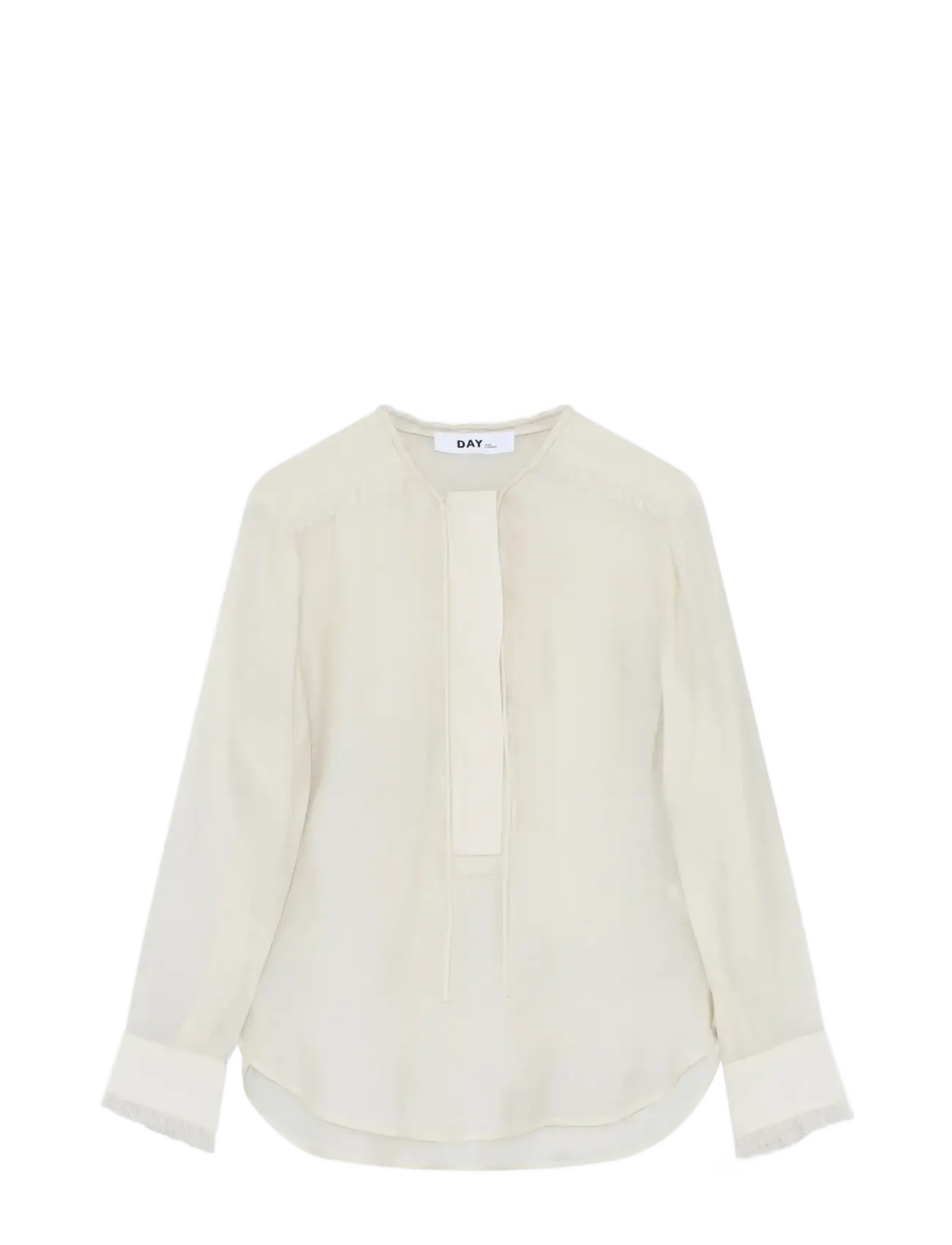 Day Birger et Mikkelsen Rasche - Refined Fringes, 36, White, Skjorter > Langærmede, Dame