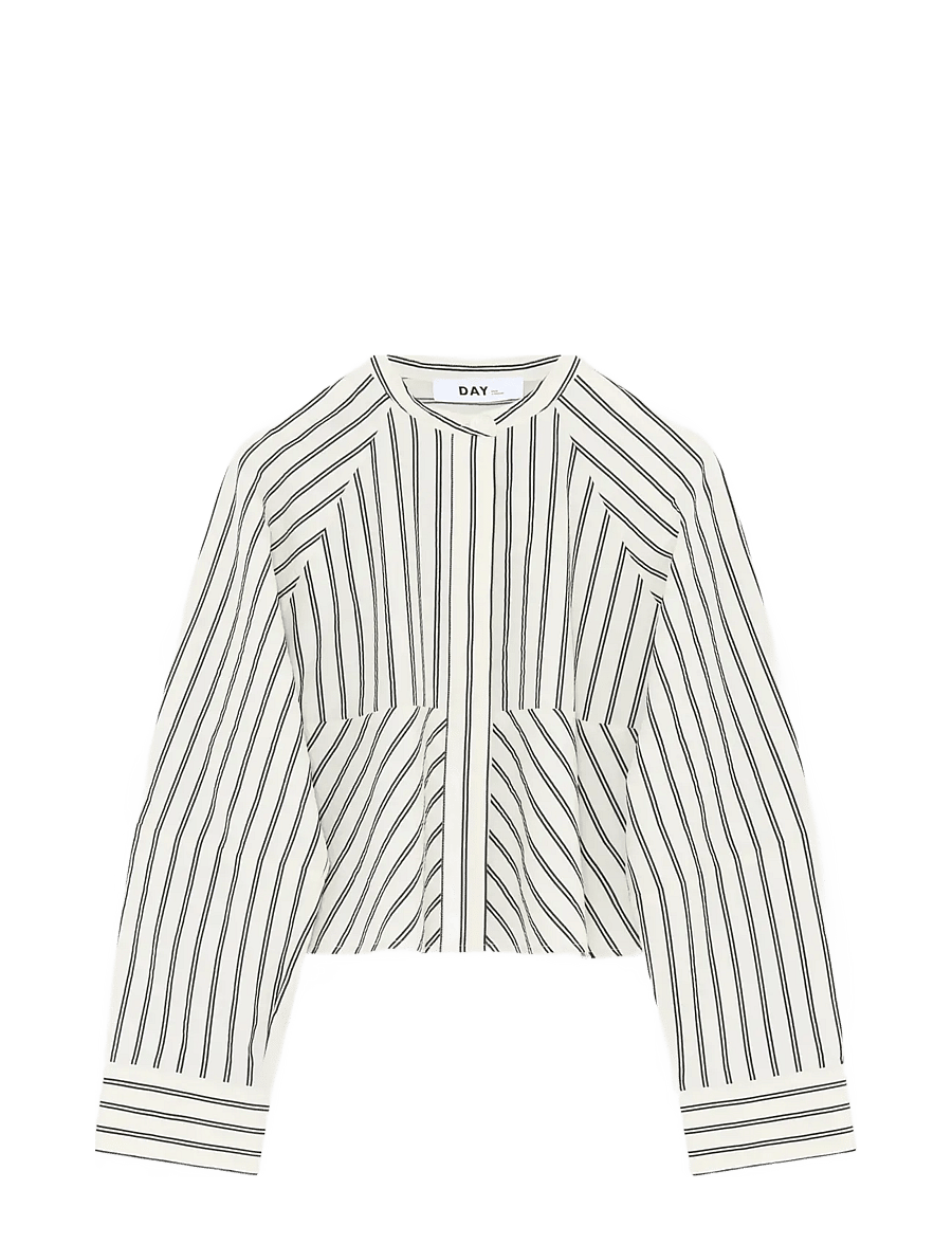 Day Birger et Mikkelsen - Springer - Delicate Stripes - långärmade skjortor - pistachio stripe - 1