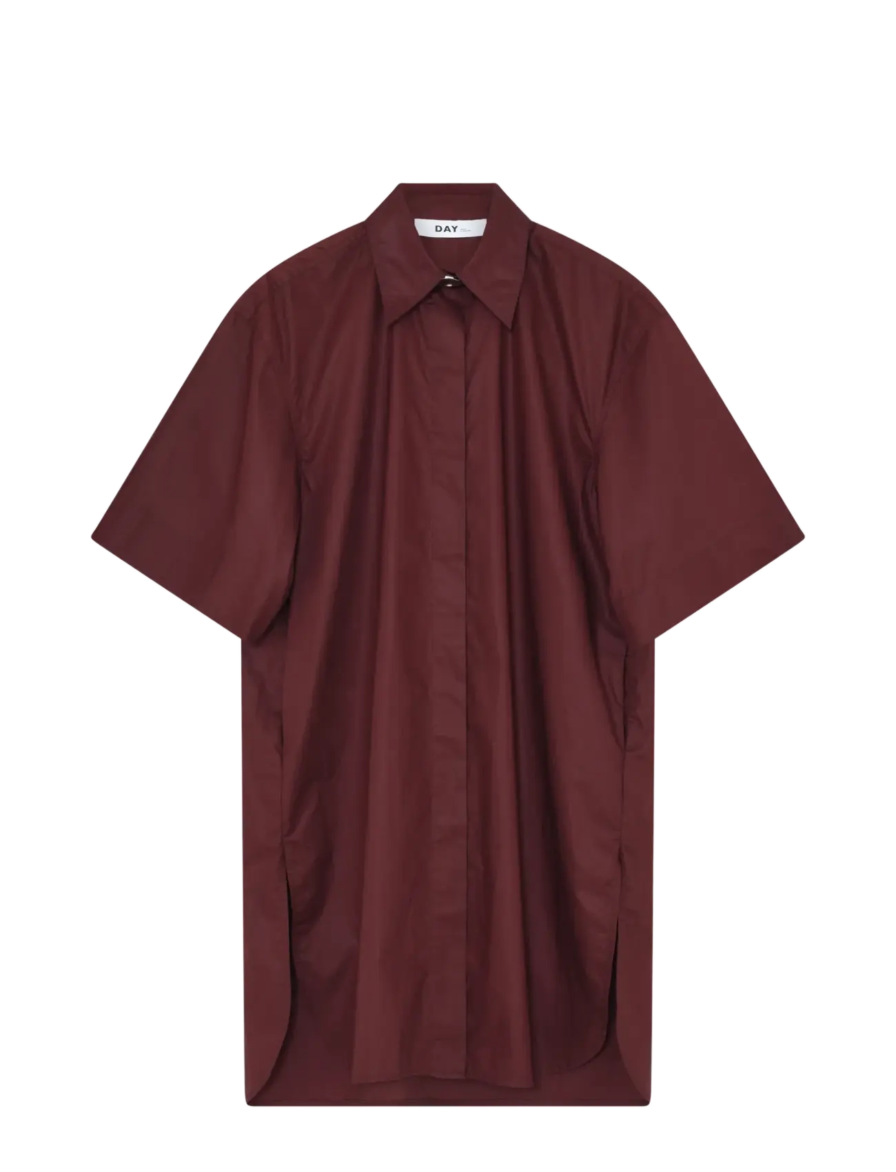 Day Birger et Mikkelsen Stanton - Cotton Chintz - Shirt dresses - BITTER CHOCOLATE / red