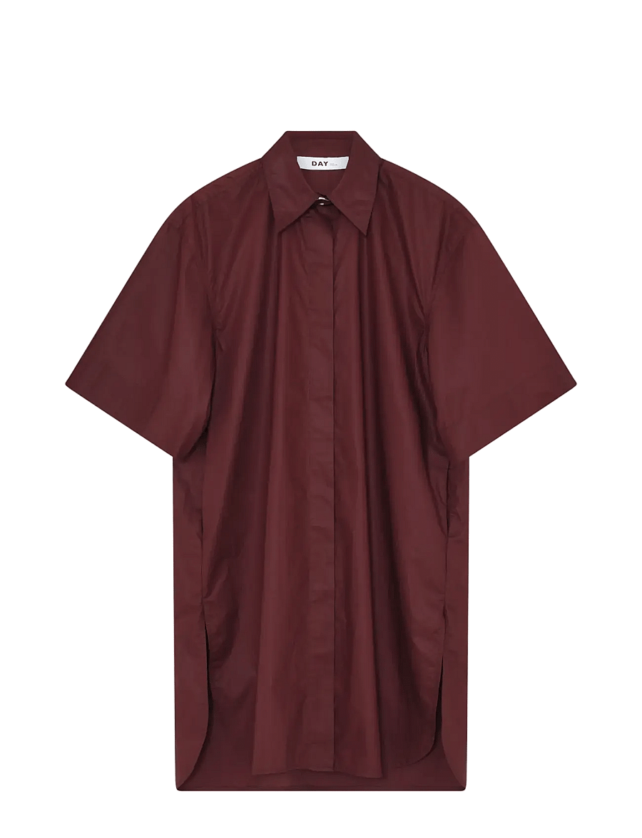 Day Birger et Mikkelsen - Stanton - Cotton Chintz - hemdkleider - bitter chocolate - 1