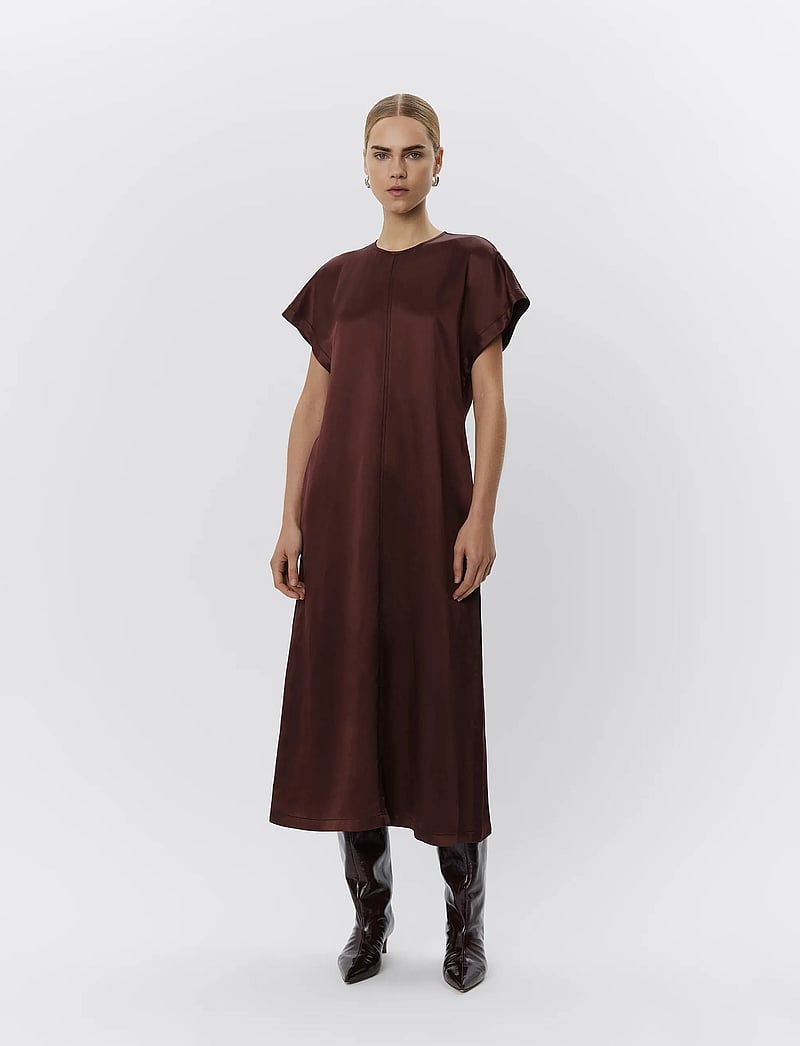 Day Birger et Mikkelsen - Bray - High Shine Blend - kokteilikleidid - bitter chocolate.. - 0