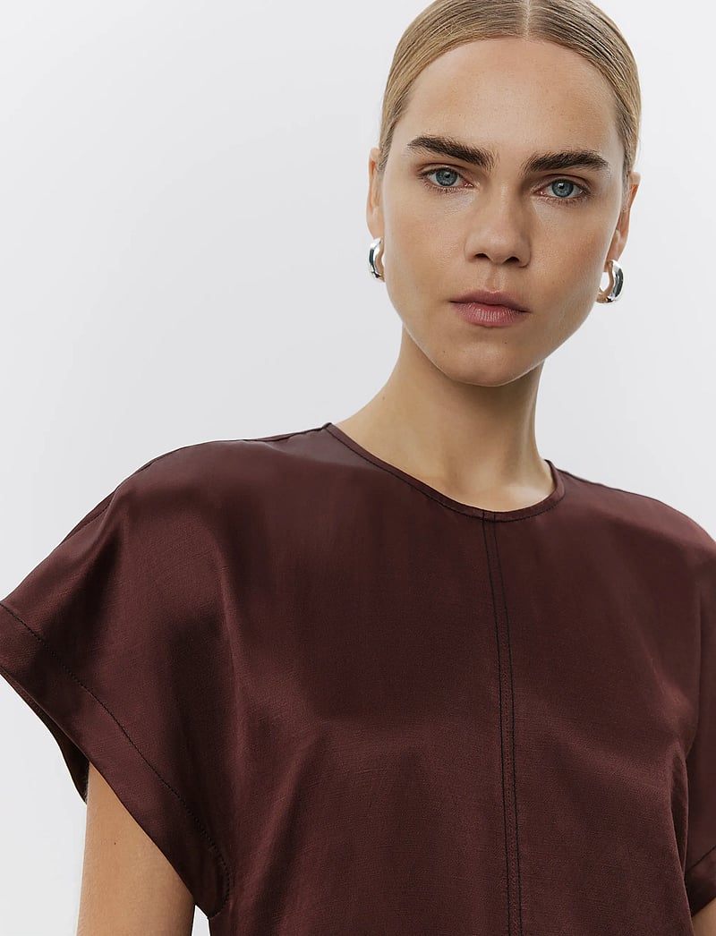 Day Birger et Mikkelsen - Bray - High Shine Blend - kokteilikleidid - bitter chocolate.. - 3