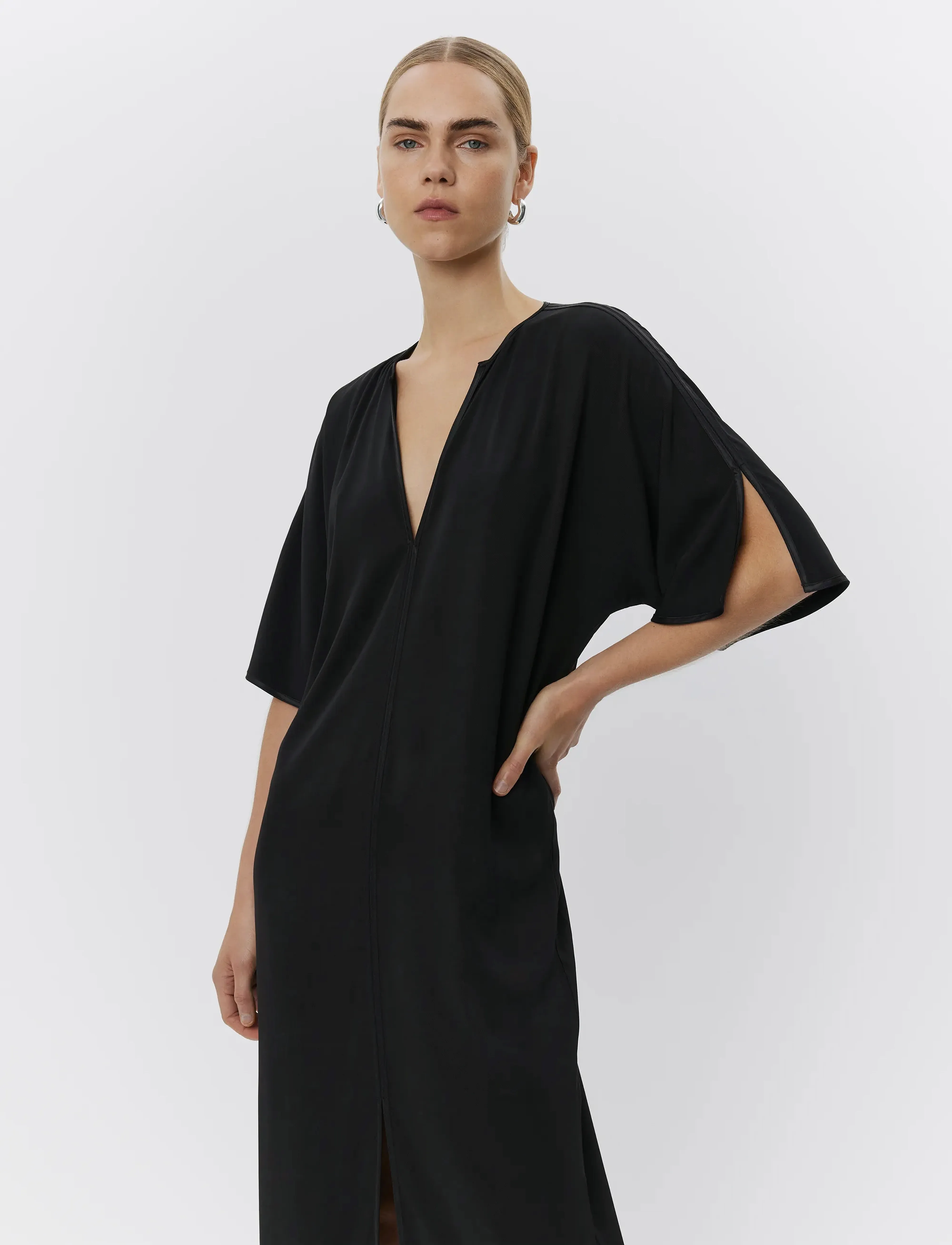 Day Birger et Mikkelsen - Hill - LIght Modern Twill - kokteilikleidid - jet stream - 4