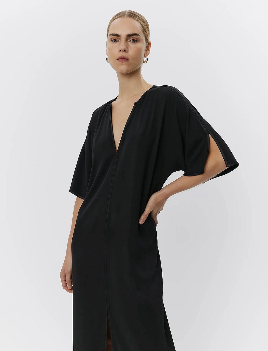 Day Birger et Mikkelsen - Hill - LIght Modern Twill - sukienki koktajlowe - jet stream - 4