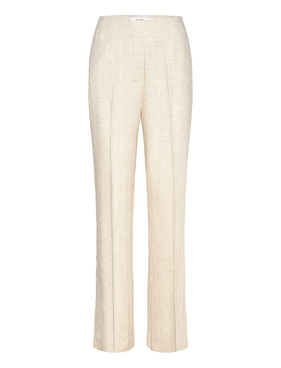 Day Birger et Mikkelsen - Milo - Summer Tweed - pantalons en lin - pistachio shell. - 0