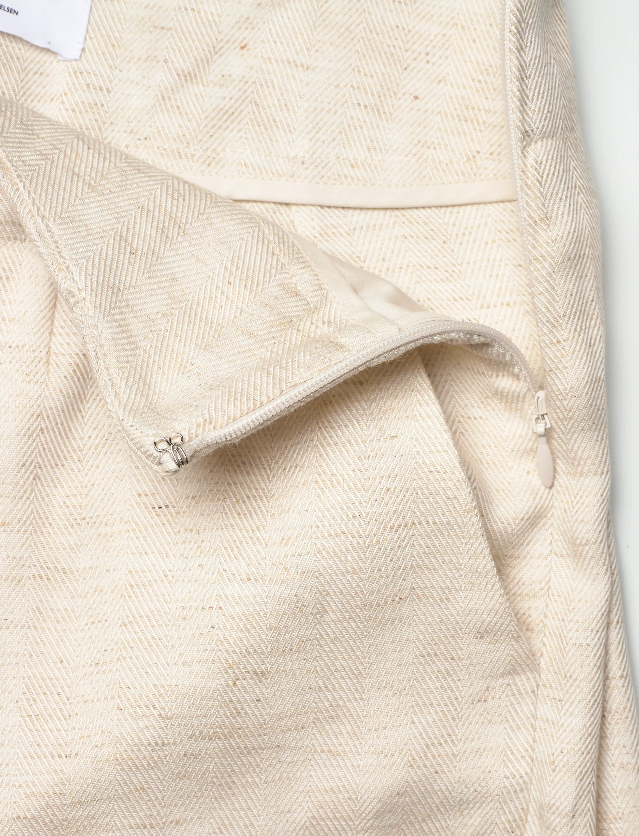 Day Birger et Mikkelsen - Milo - Summer Tweed - slim fit hosen - pistachio shell. - 3