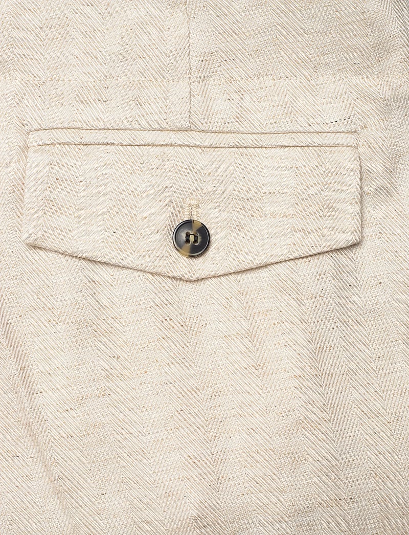 Day Birger et Mikkelsen - Milo - Summer Tweed - hørbukser - pistachio shell. - 4