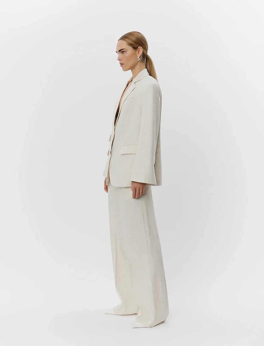 Day Birger et Mikkelsen - Morse - Summer Tweed - einreihige blazer - pistachio shell. - 3