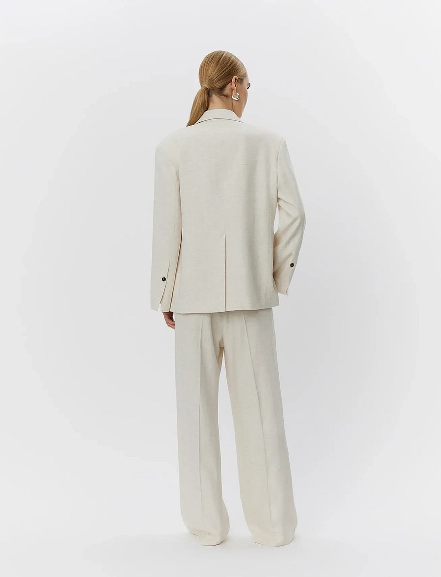 Day Birger et Mikkelsen - Morse - Summer Tweed - einreihige blazer - pistachio shell. - 4