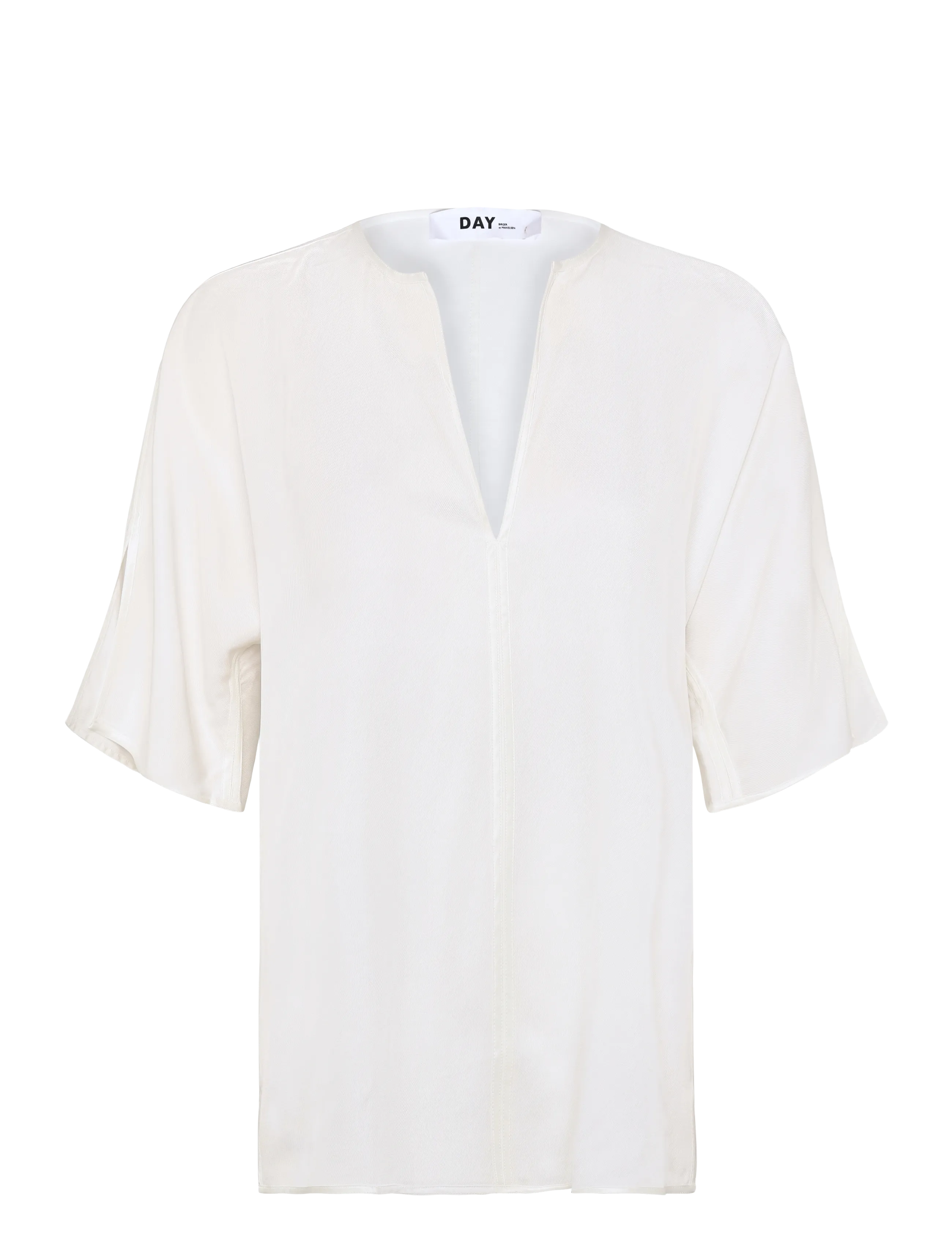 Day Birger et Mikkelsen Rue - Light Modern Twill, 36, Cream, Bluser > Kortærmede, Dame
