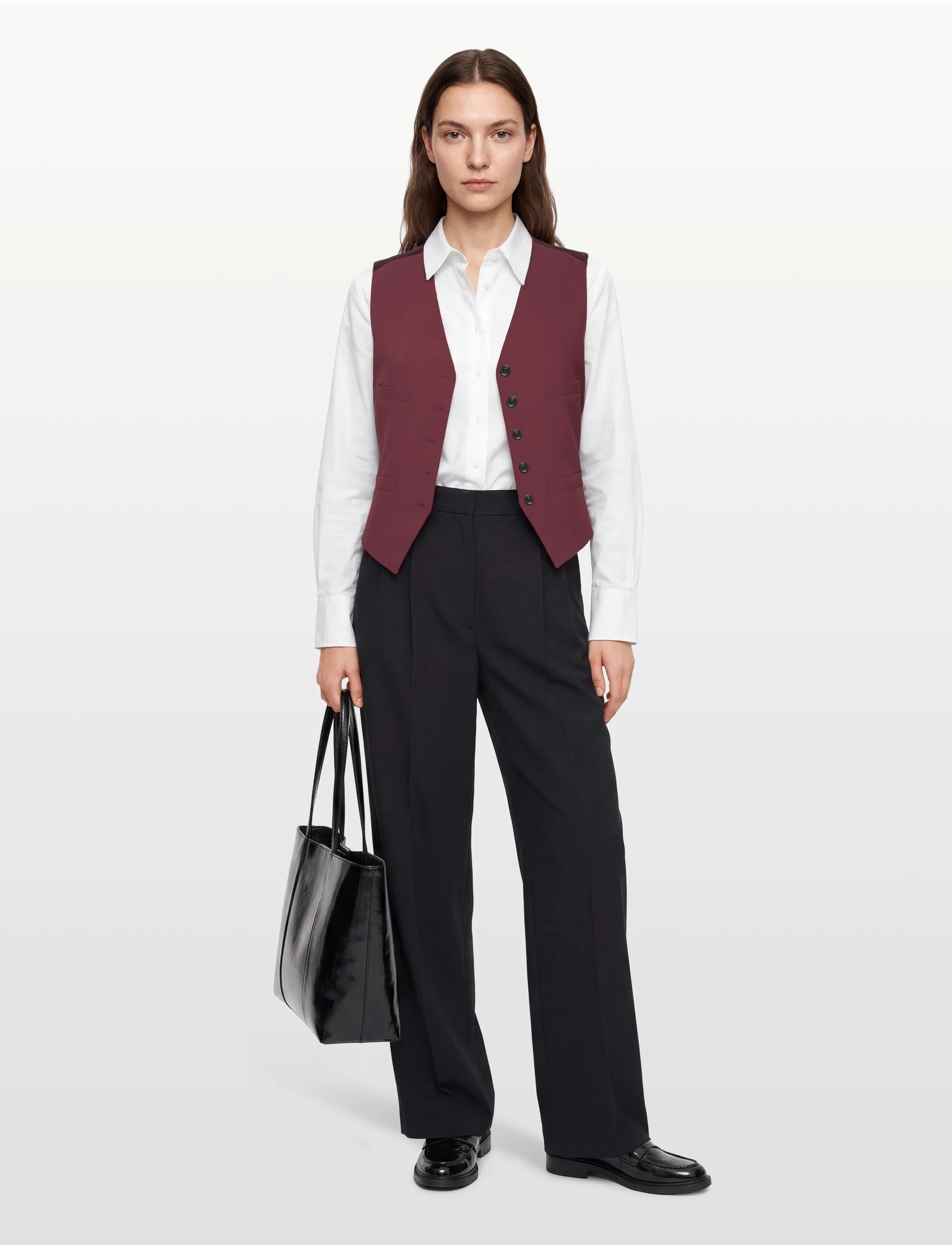 Day Birger et Mikkelsen Rudy - Classic Gabardine Mix, 38, Red > Designere, Dame
