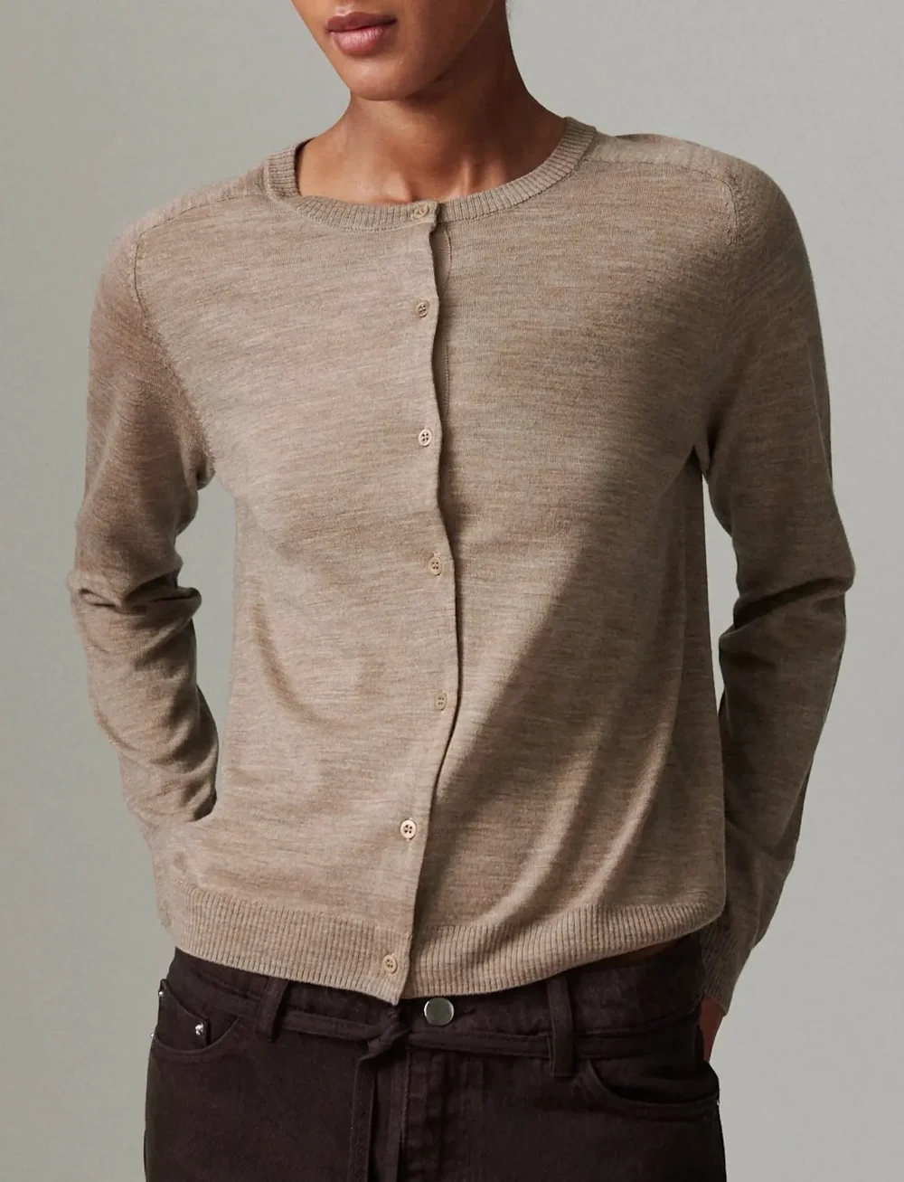 Day Birger et Mikkelsen - Luna - Daily Elements - cardigans - beige melange - 3